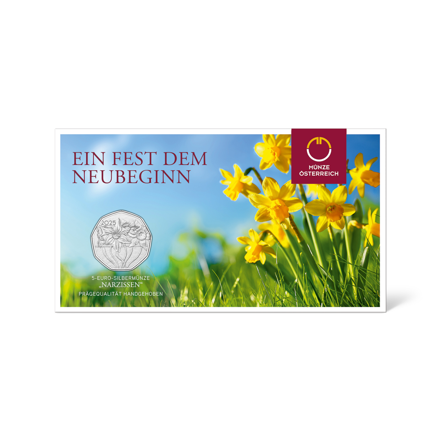 5-Euro-Ostermünze "Narzissen" 2025