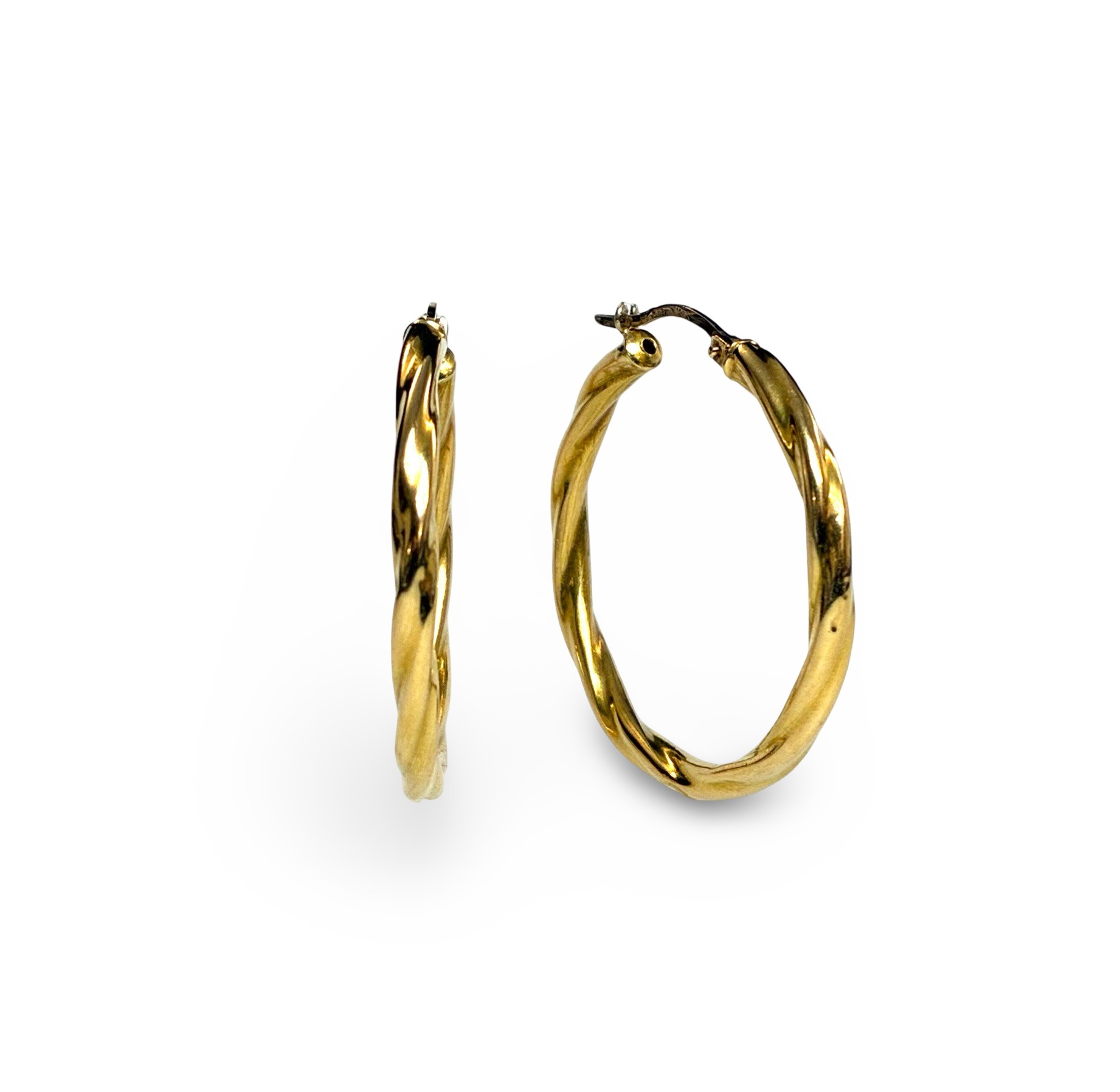 Creolen - Gold 750 - Durchmesser ca. 30mm - Privatbesitz