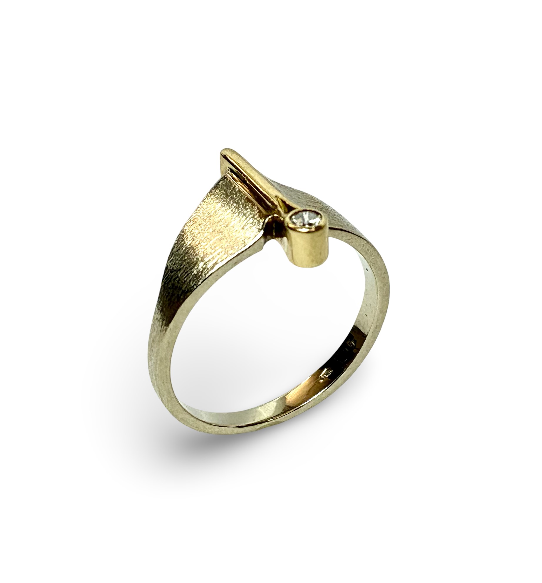 Brillant Ring - Gold/Weißgold 585 - RW 52 - Privatbesitz