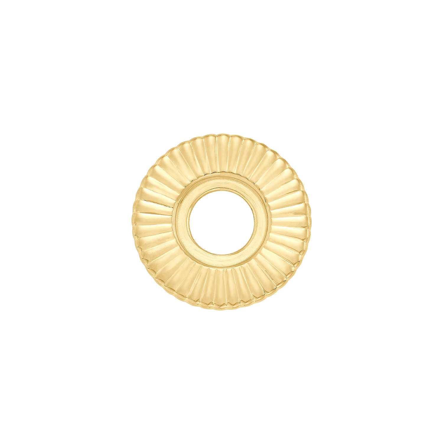 Charlotte Scheibe SUN ø20mm Sterlingsilber Gelbgold 585/- vergoldet