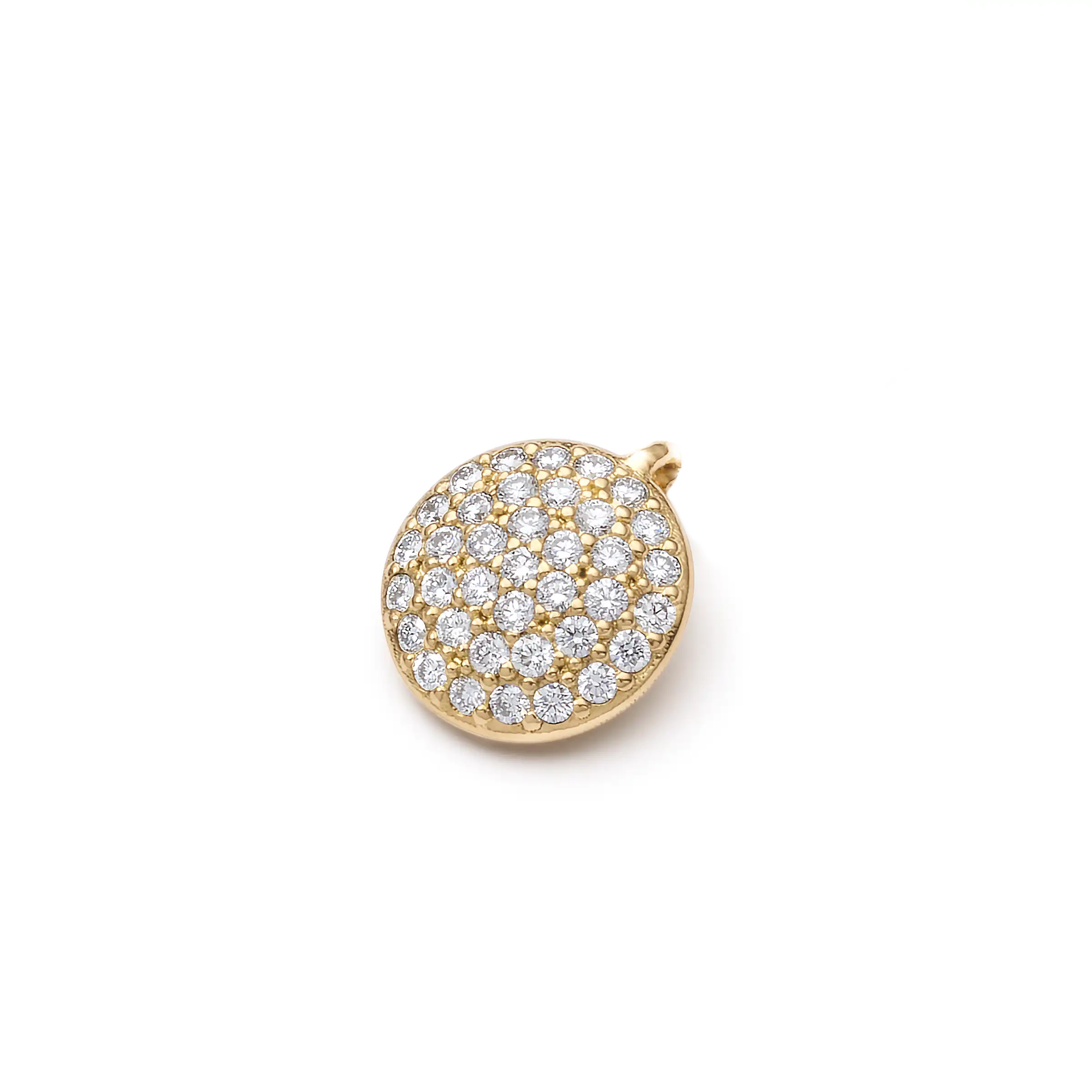 Anhänger GLANZLICHTER PAVÉ groß Gelbgold mit Brillanten