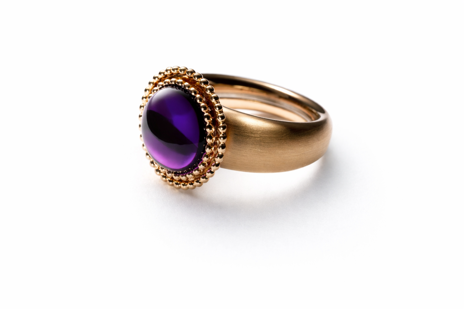 Charlotte Kopf KUGELKREIS Rotgold 585/- mit Amethyst