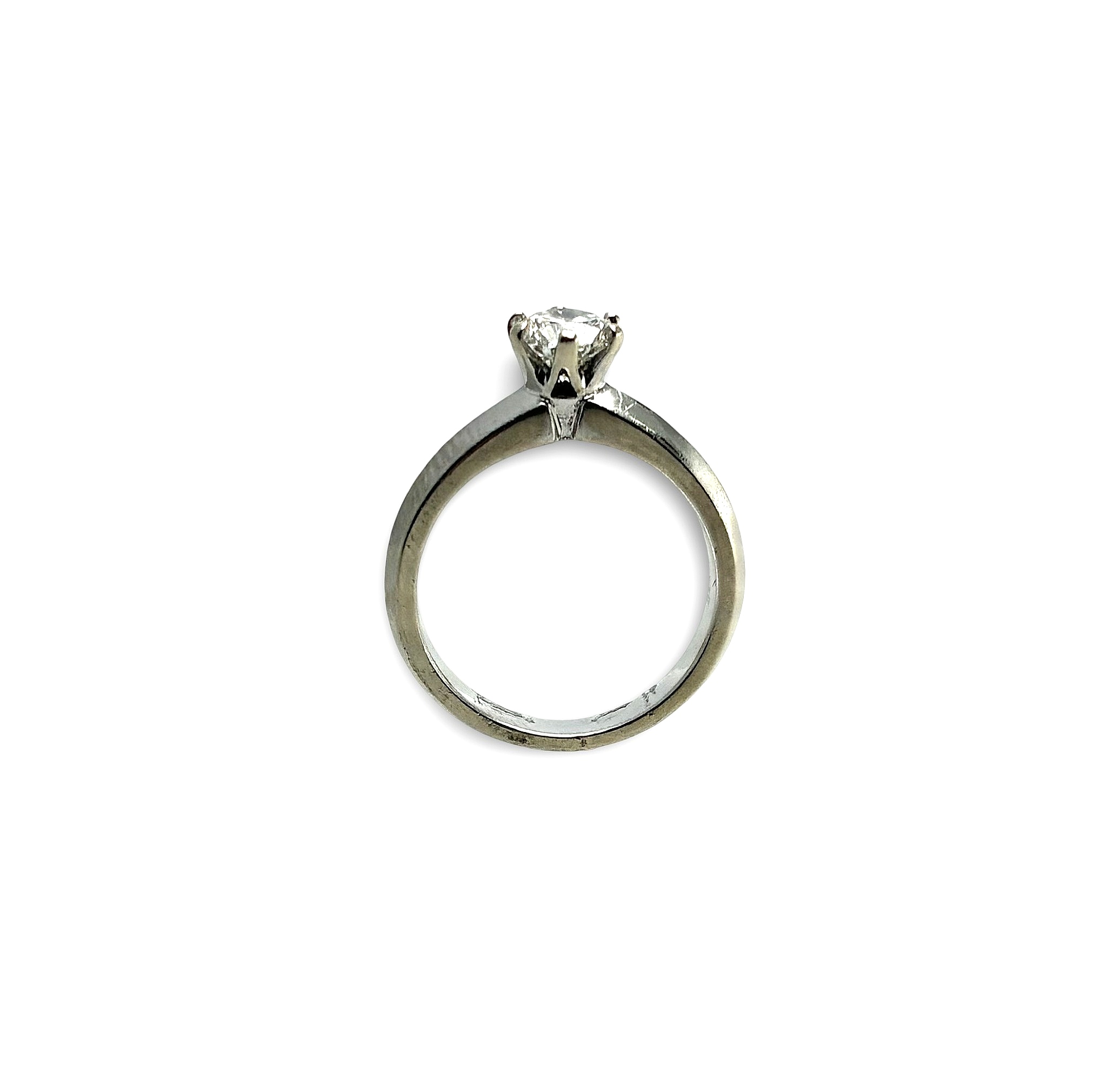 Brillantsolitär Ring - Weißgold 585 - RW 52 - Privatbesitz