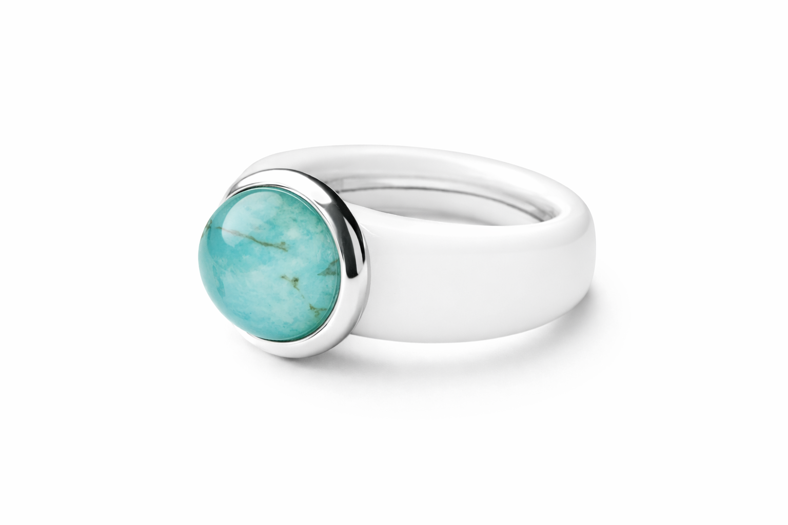 Charlotte Kopf CABOCHON CLASSIC Sterlingsilber mit Türkis