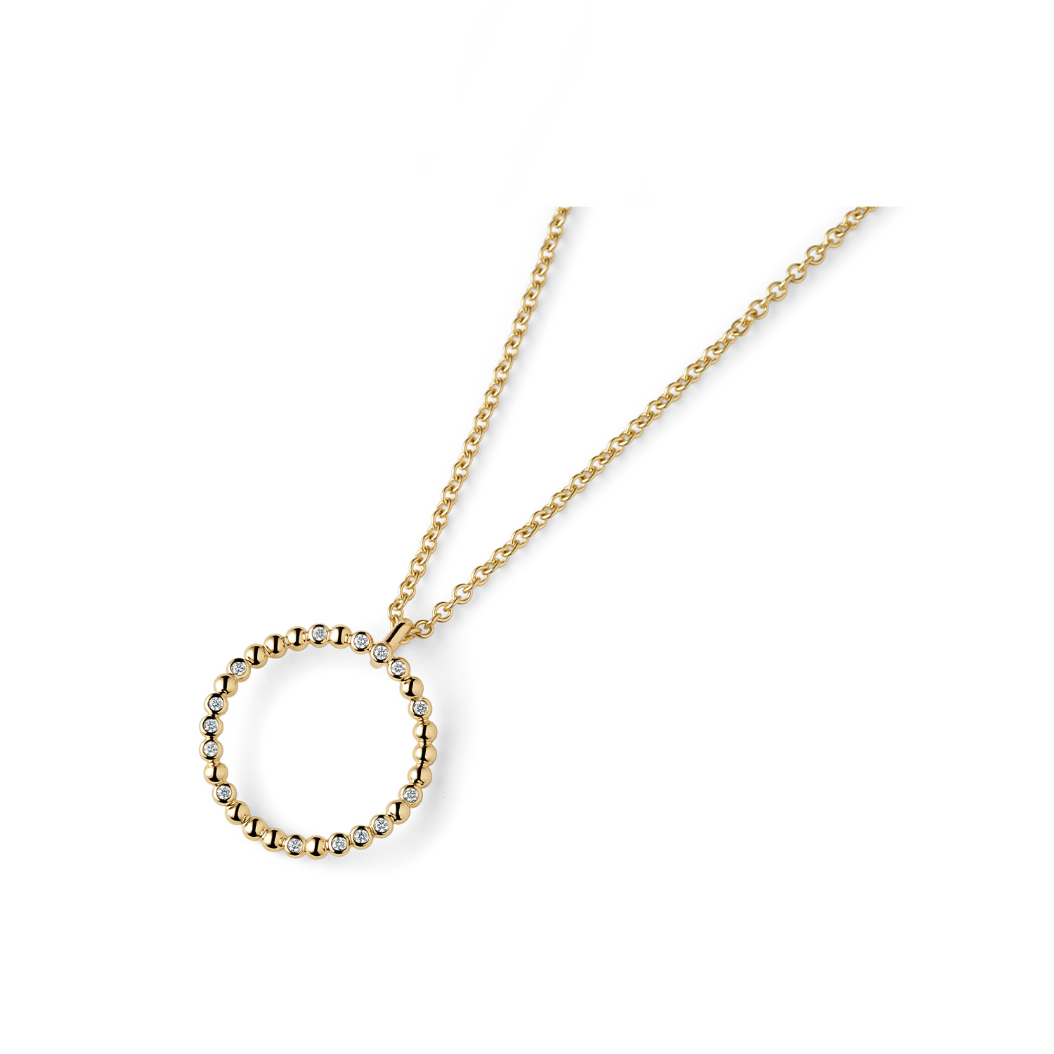 Anhänger AURELIA Memoire Gelbgold 585/- mit Brillanten zus. 0,08ct