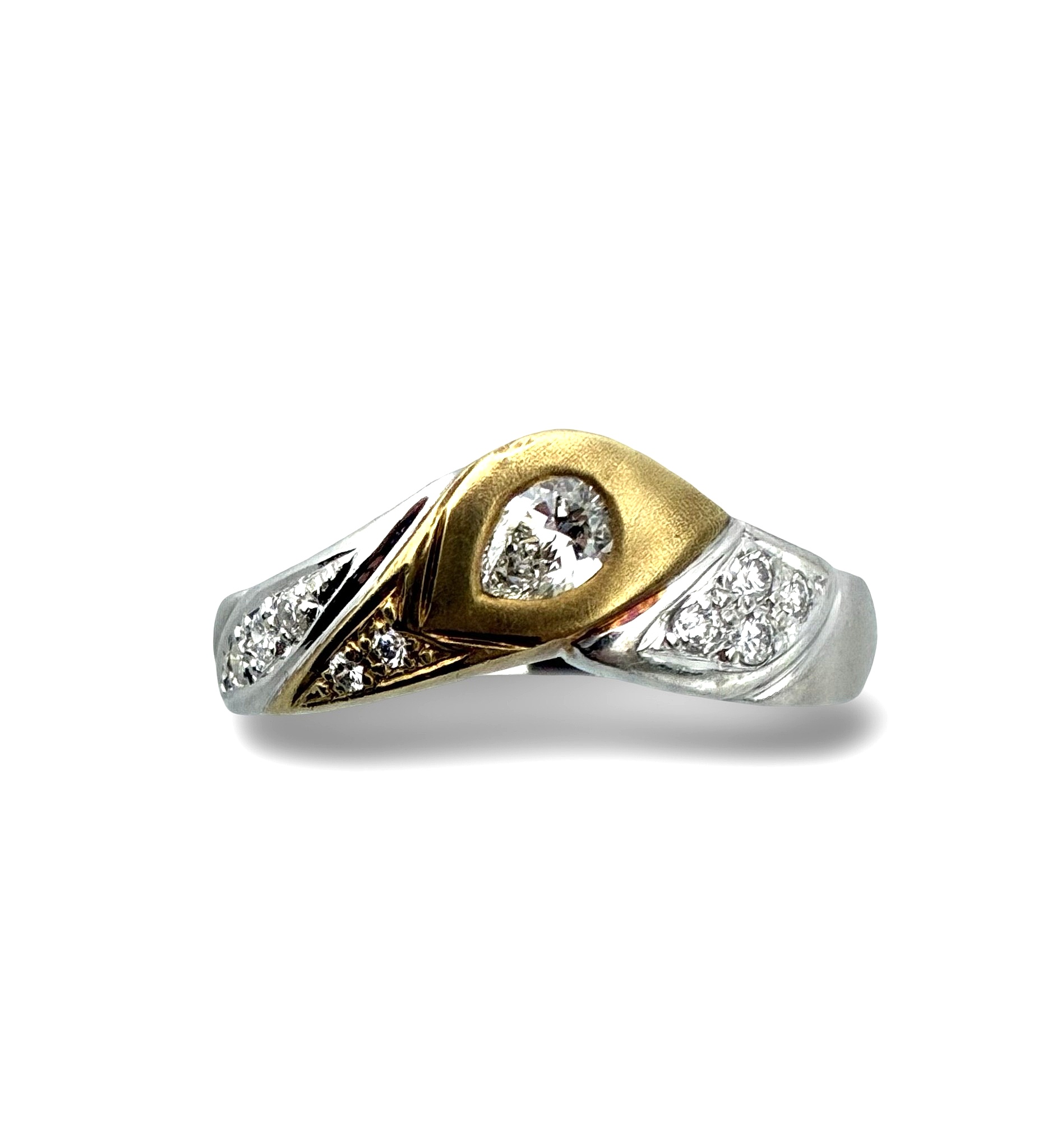 Diamant Brillant Ring - Gold 585 - RW 55 - Privatbesitz