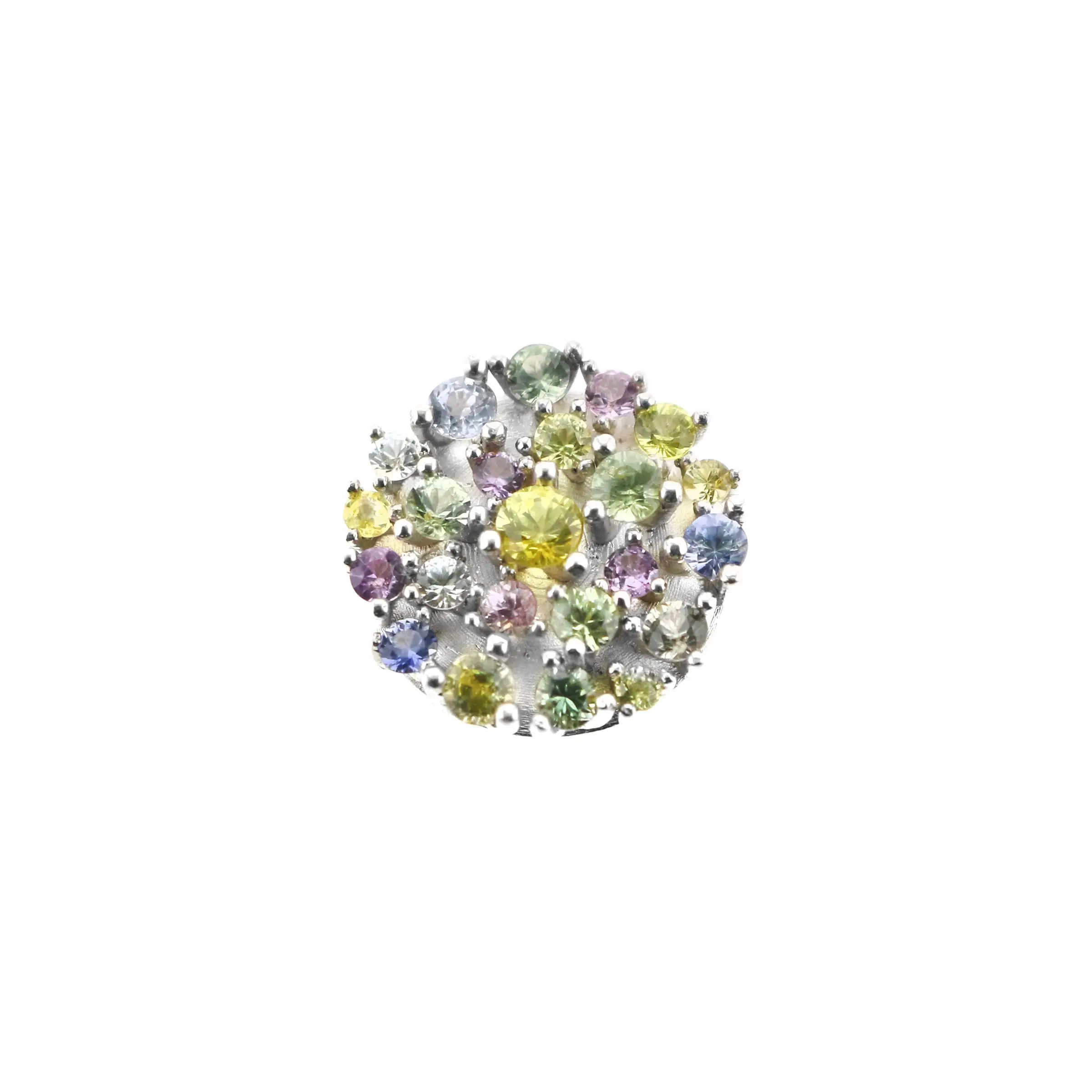 Charlotte Kopf FARBLICHTER Sterlingsilber mit farbigen Safiren