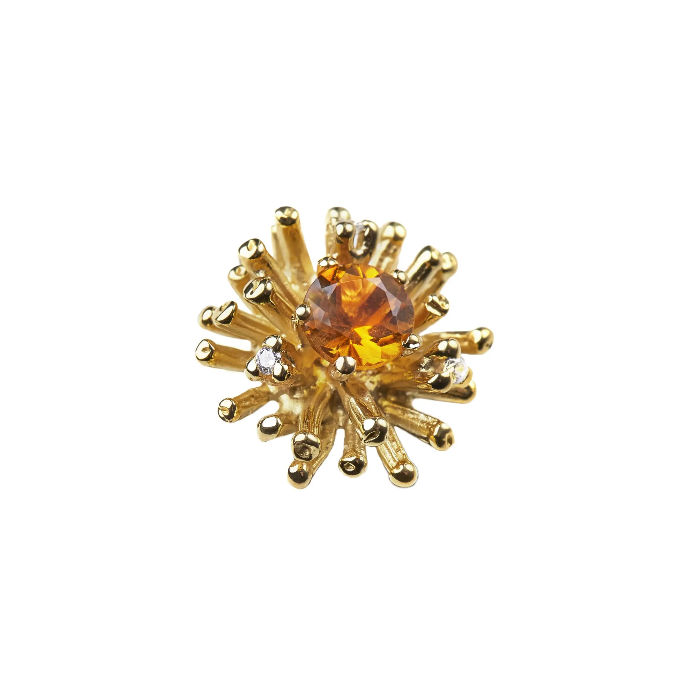 Charlotte Kopf BIGBANG Gelbgold 750/- mit Citrin und Brillanten