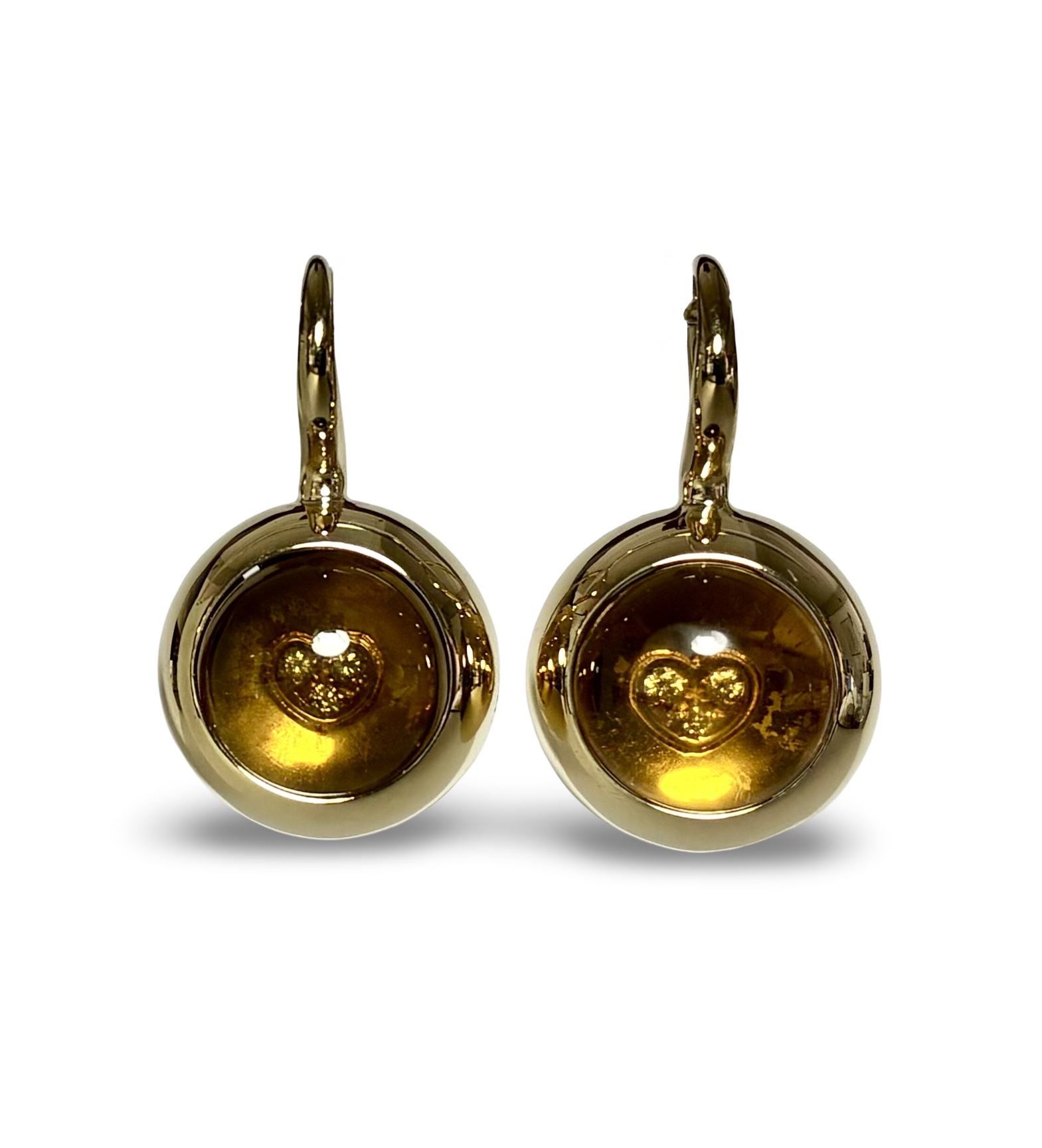 "Pasquale Bruni" Brillant Citrin Ohrringe - Gold 750 - Privatbesitz