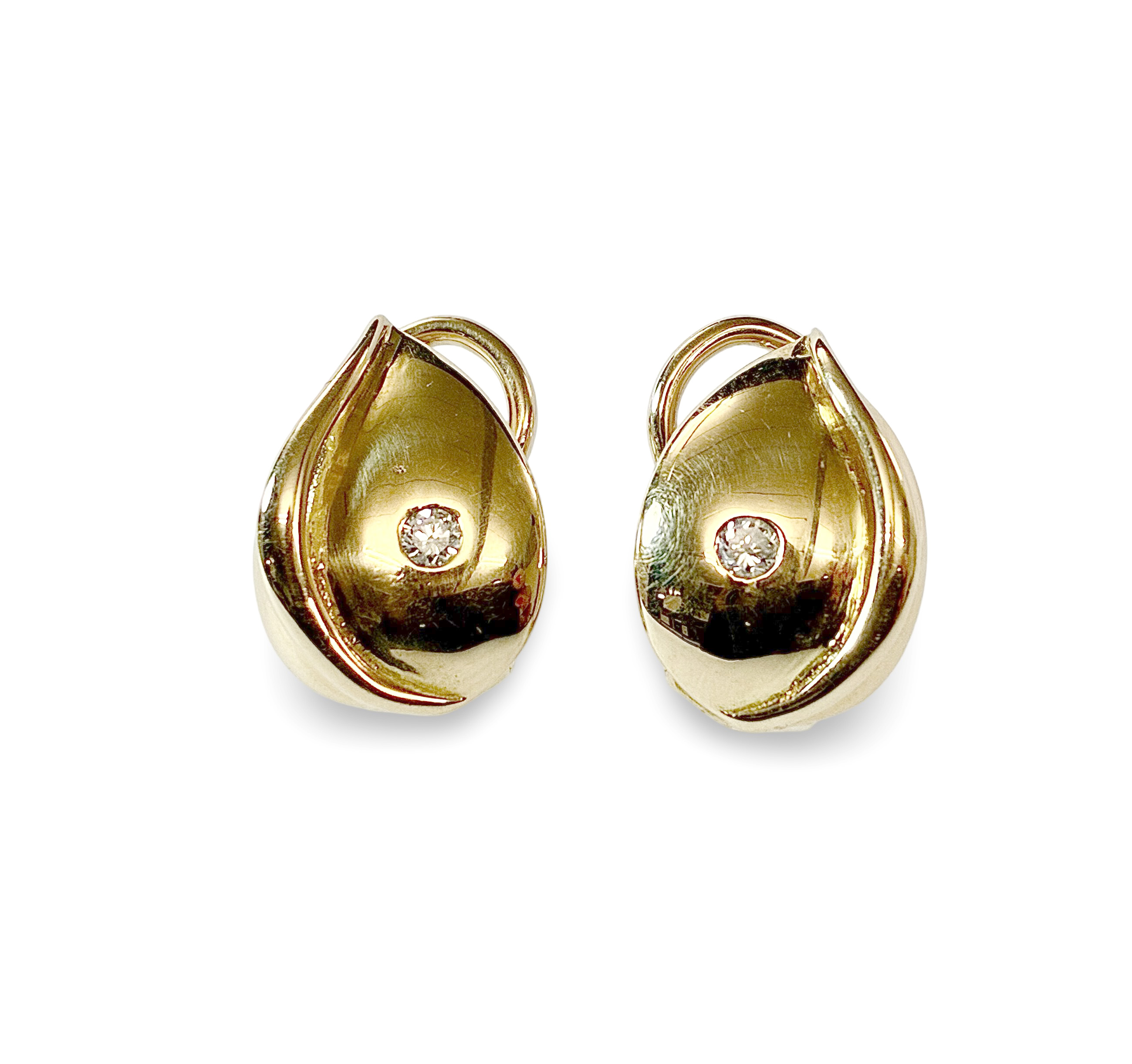 Brillant Ohrclipstecker - Gold 750 - Privatbesitz