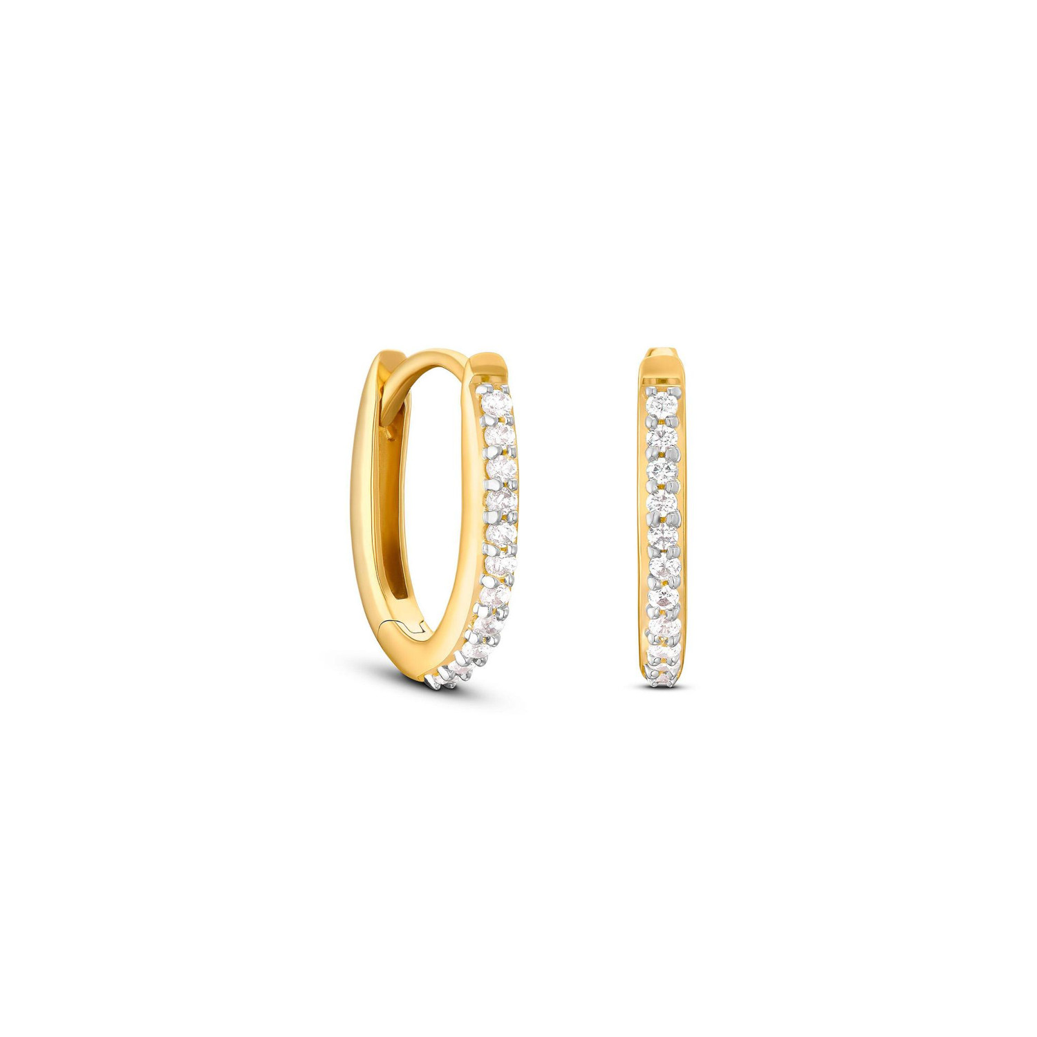 Brillant Klappcreolen Gelbgold 585/-