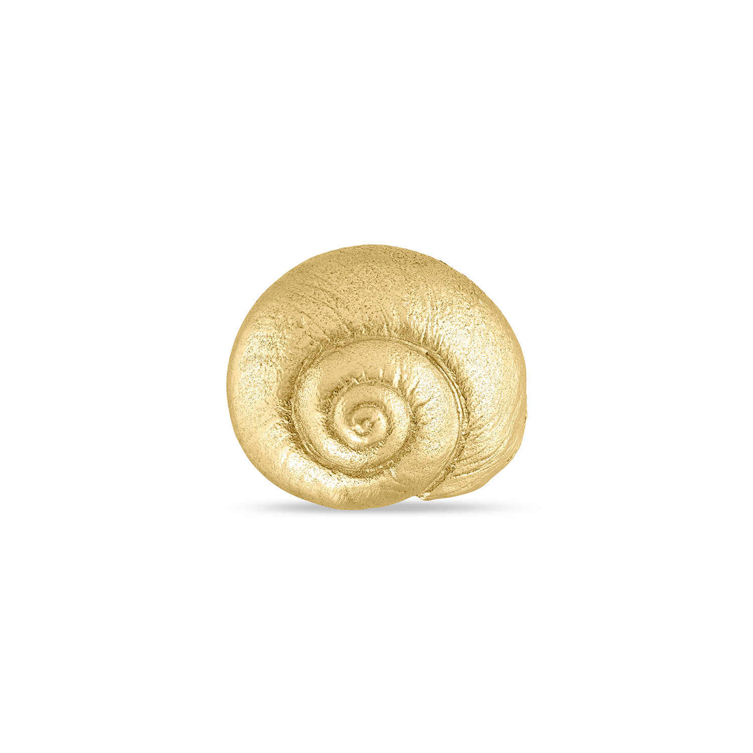 Charlotte TOUCH Kopf SCHNECKE Sterlingsilber Gelbgold 585/- vergoldet