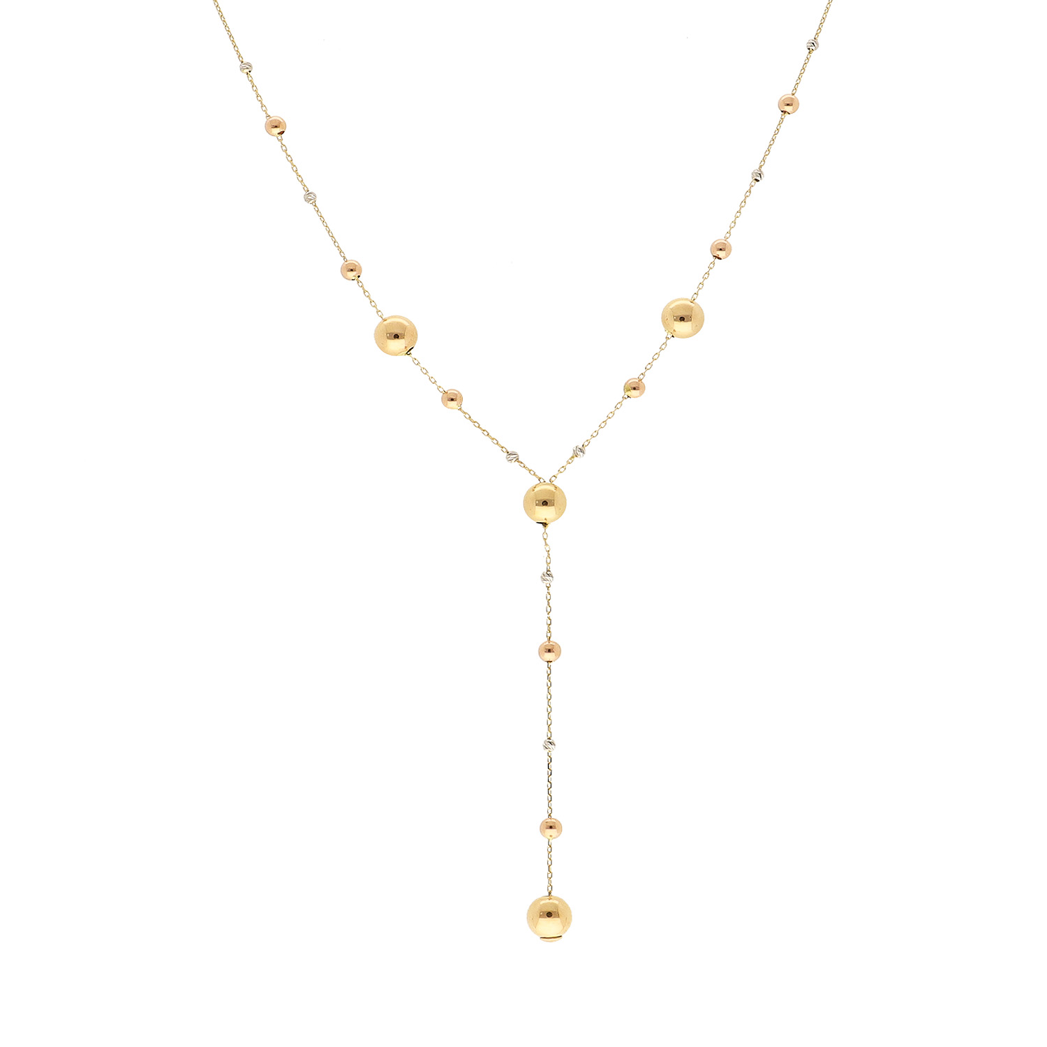 Collier Gelbgold/Rosegold/Weißgold 585/-