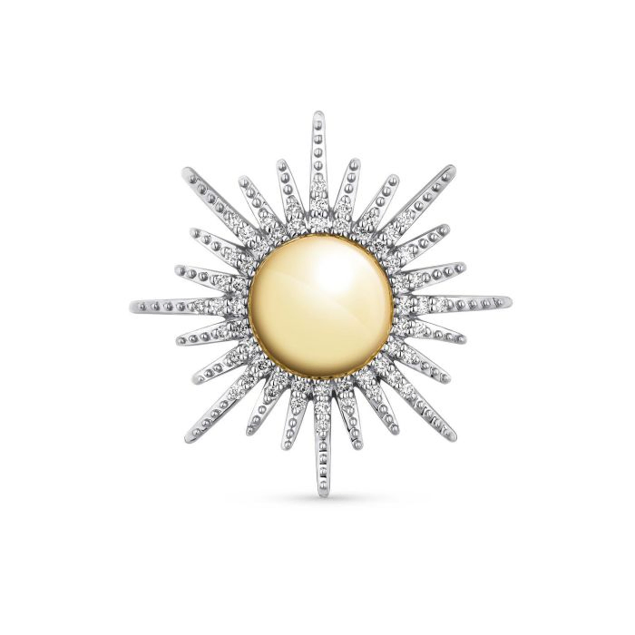 Brillant Anhänger "Sonne" Gold 585/-