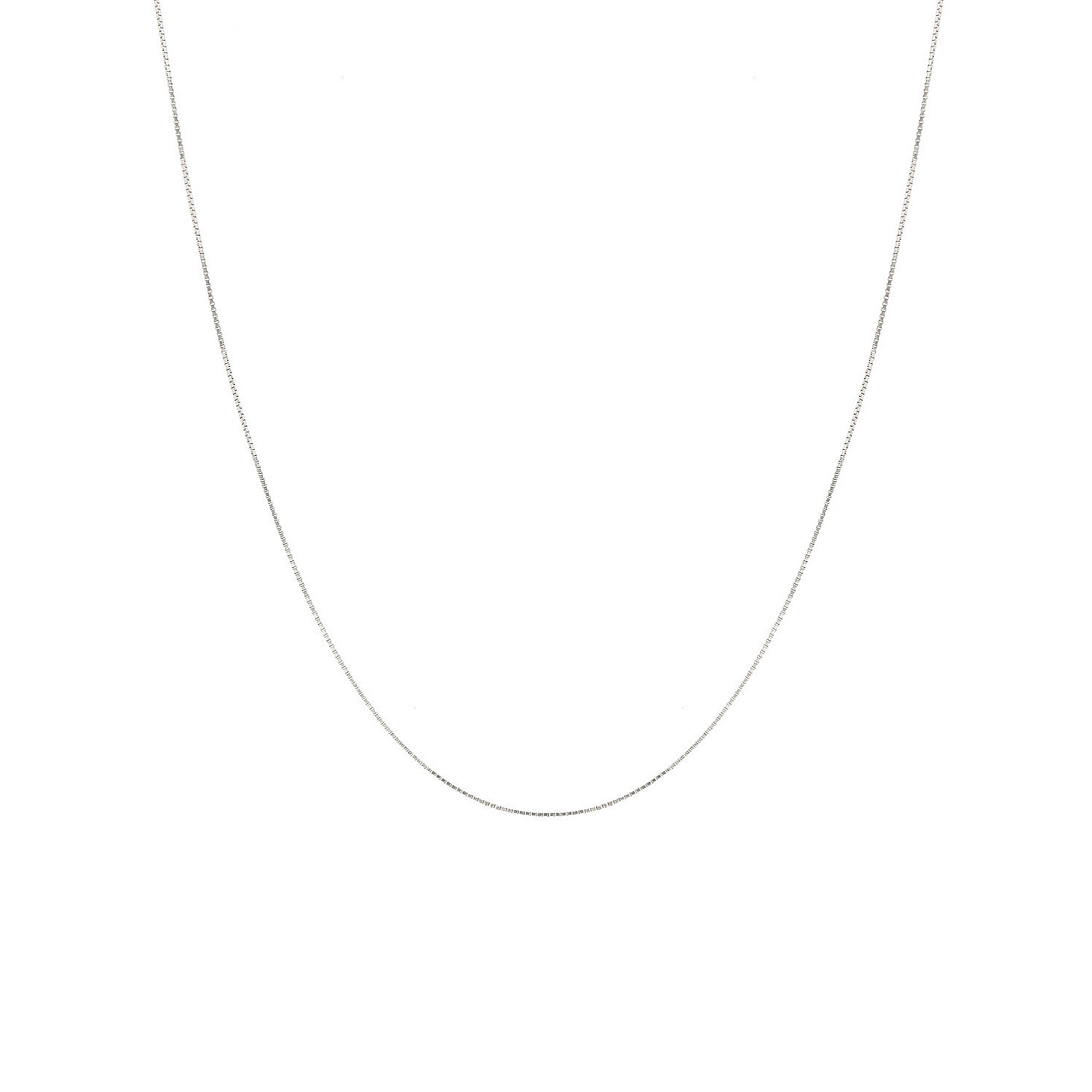 Venezianerkette Weißgold 585/- 0,6mm