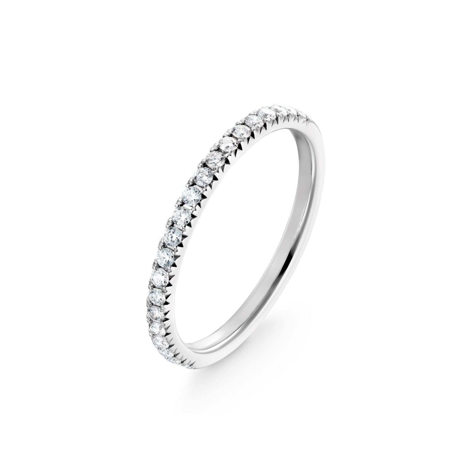 Memoire Ring Weißgold 585/- mit Brillanten  zus. 0,25ct.