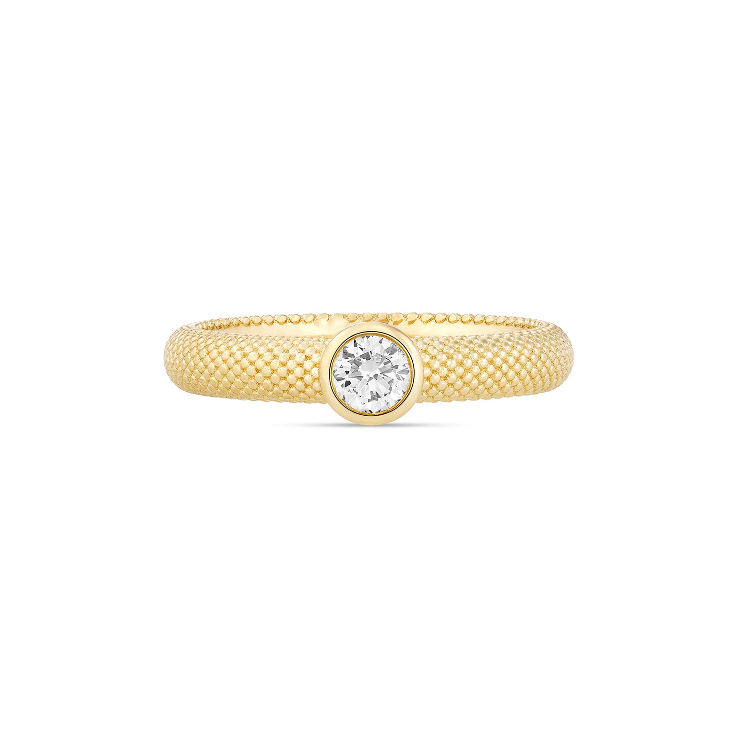 Ring AURUM Solitär Gelbgold 585/- mit Brillant 0,20ct
