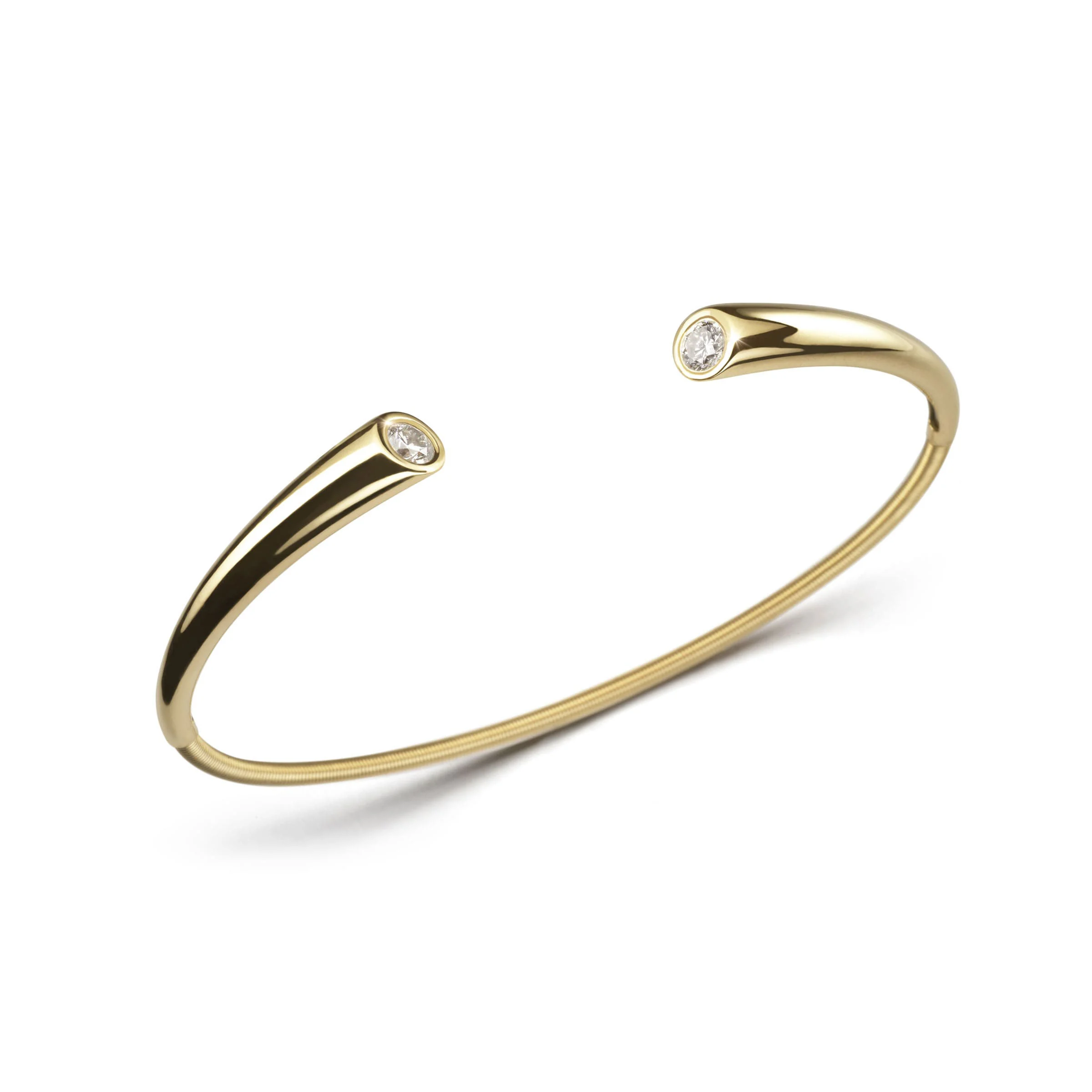 Armspange DIALOG Gelbgold 585/- mit 2 Brillanten zus. 0,30ct.