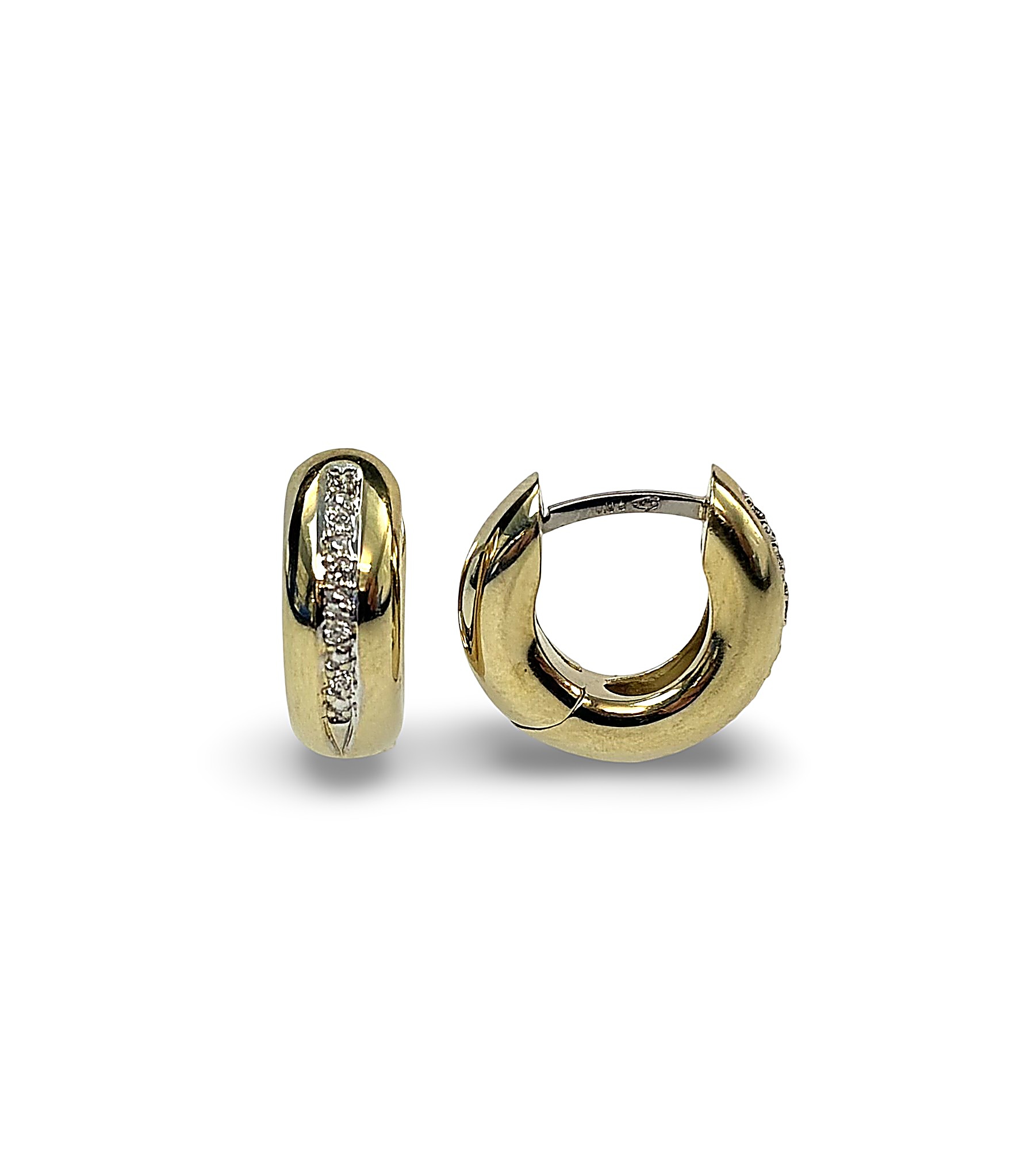 Brillant Creolen - Gold 585 - Privatbesitz