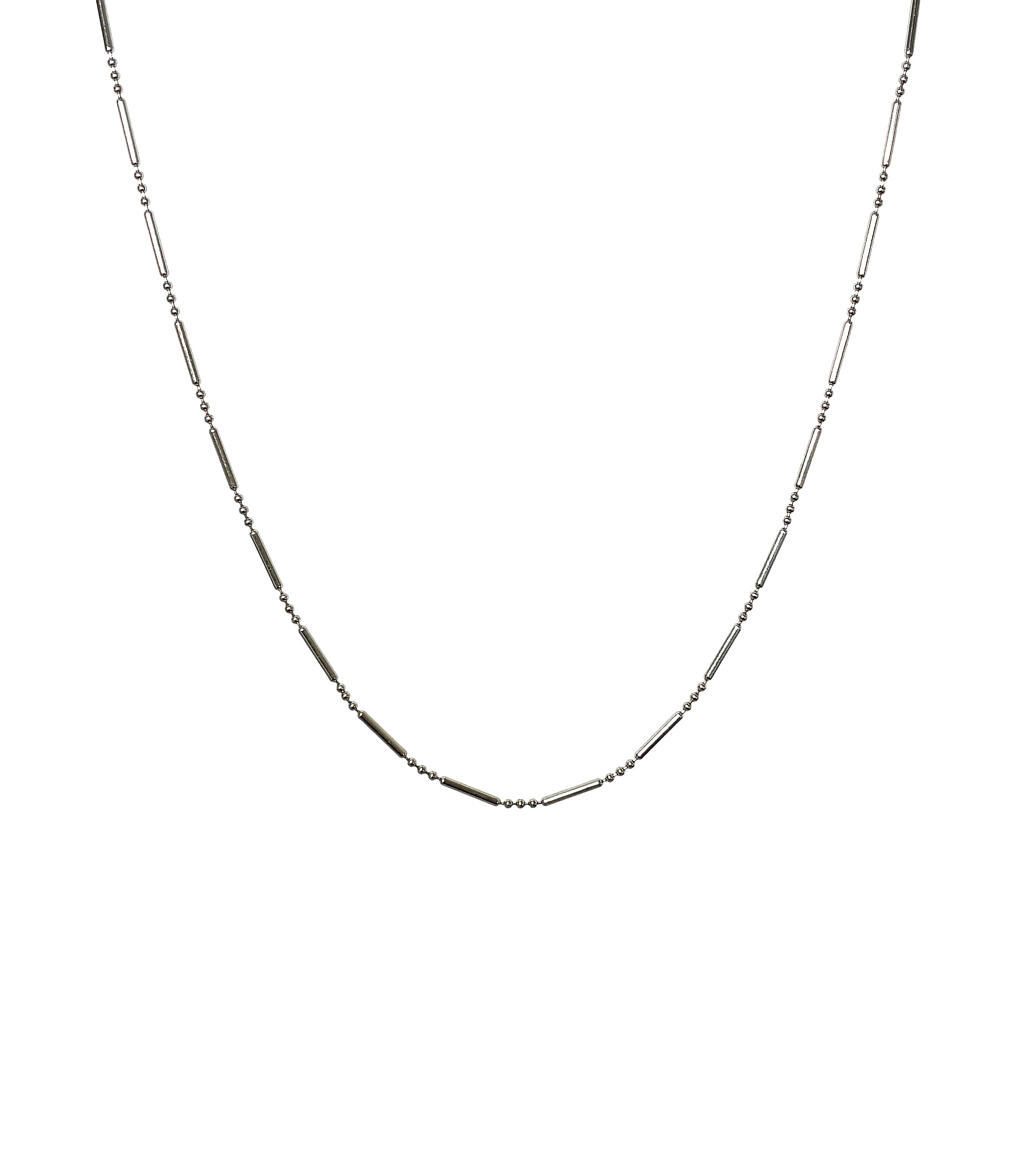 Collier - Weißgold 750 - Länge ca. 43,5cm - Privatbesitz
