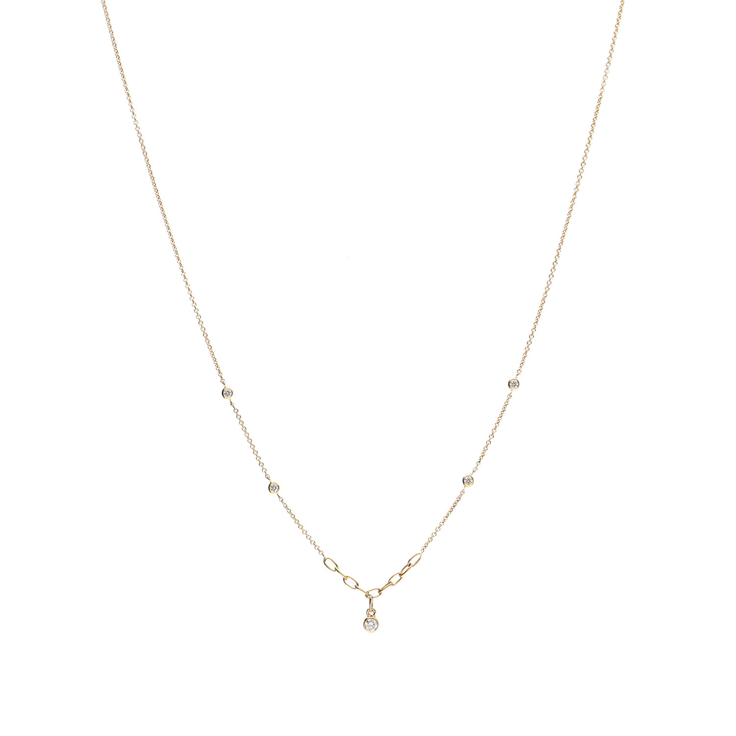Brillant Collier Gelbgold 585/-