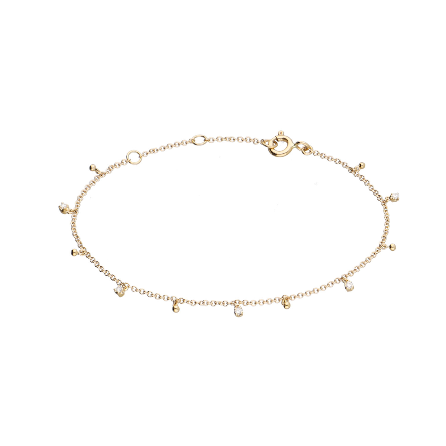 Brillant Armkette Gelbgold 585/-