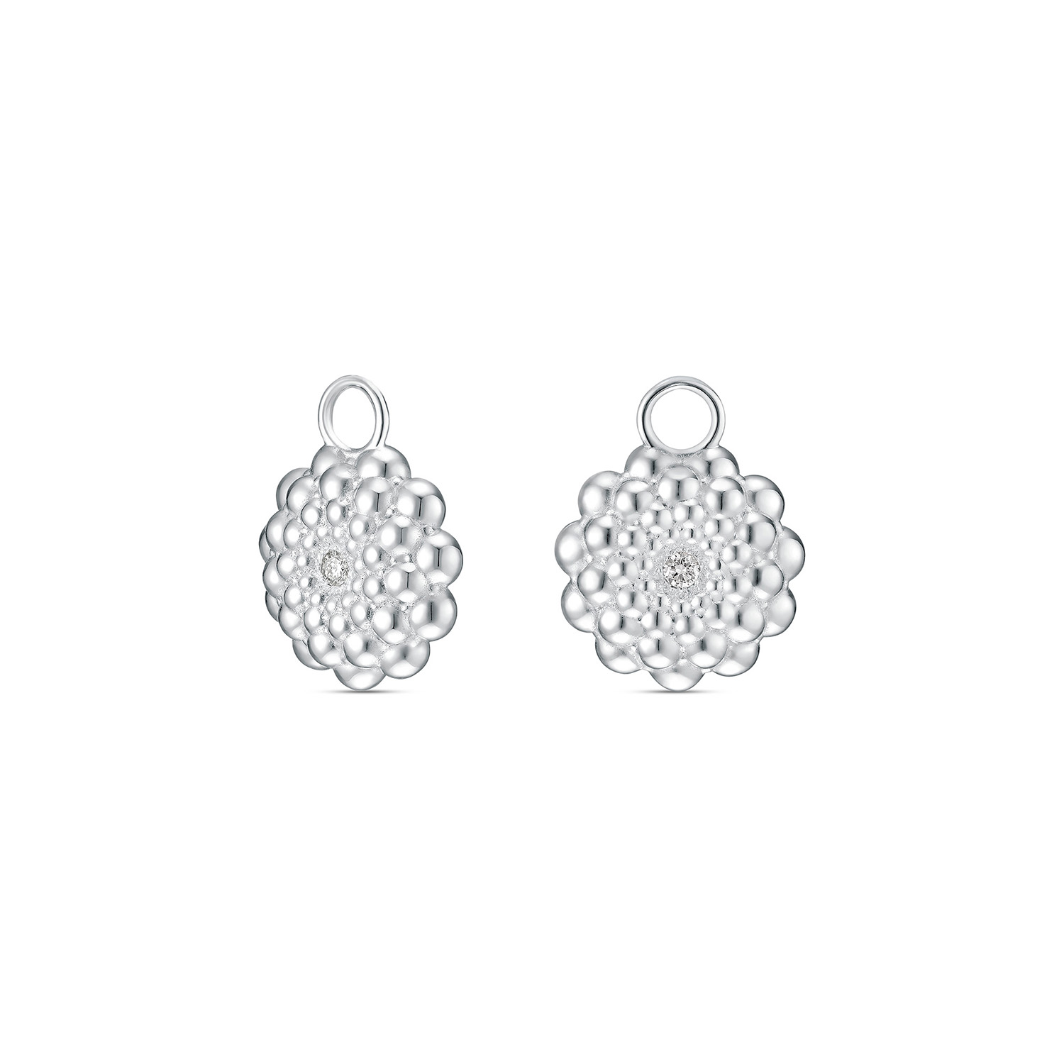 Ear Candy BUBBLES - klein - Sterlingsilber mit Brillant