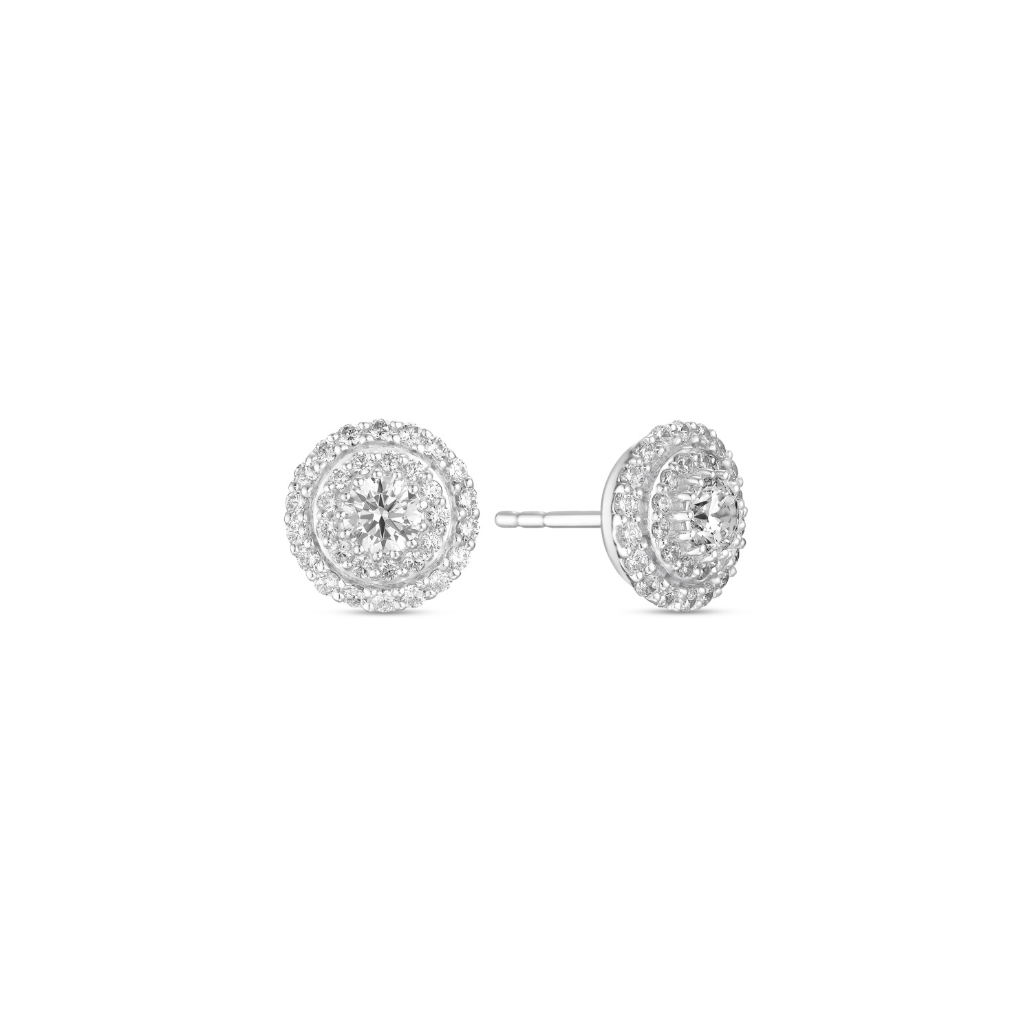 Lab Grown Diamond Ohrstecker Platin 950/-im Brillantschliff zus. 1,00ct.
