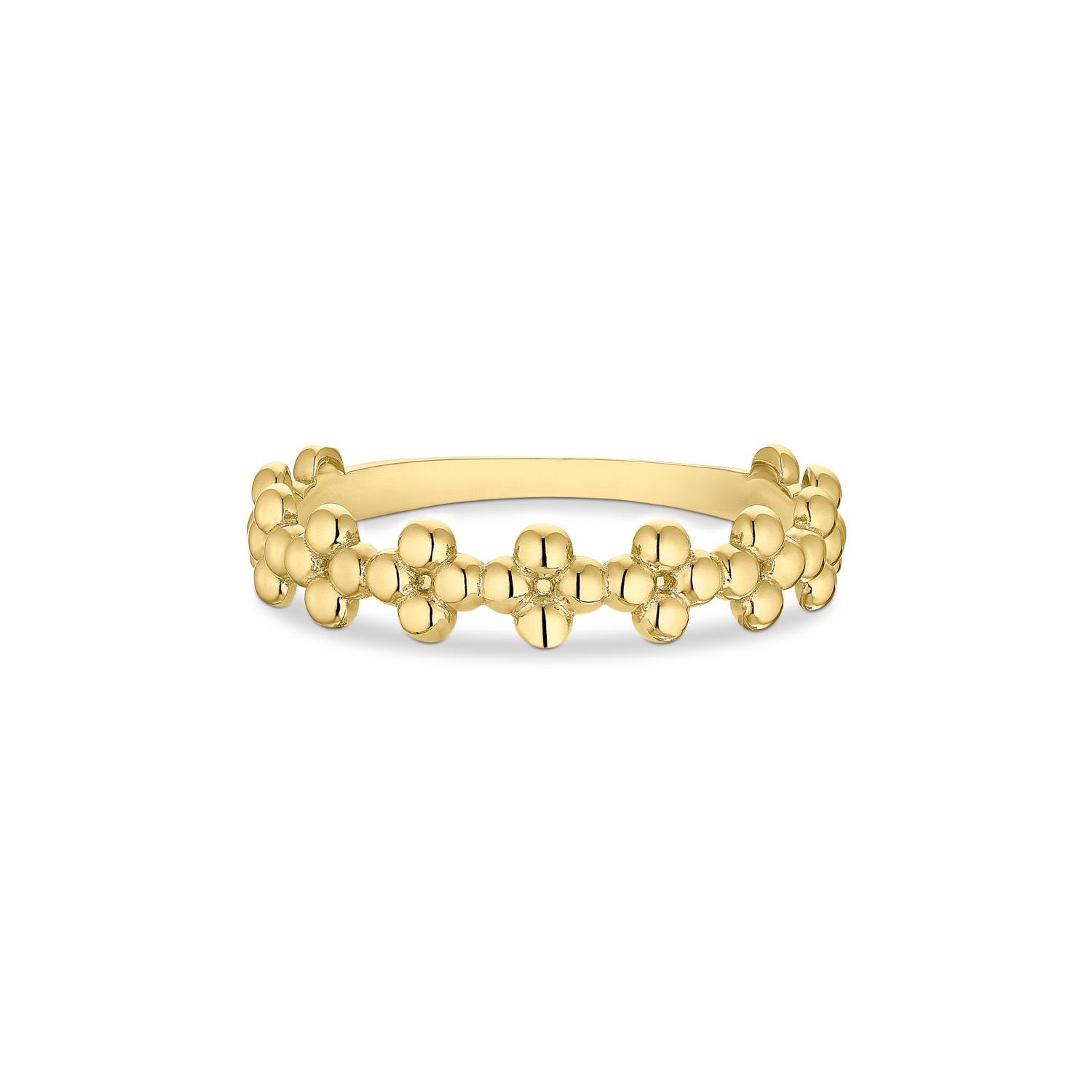 Ring, "mille fleurs" Gelbgold 585/-