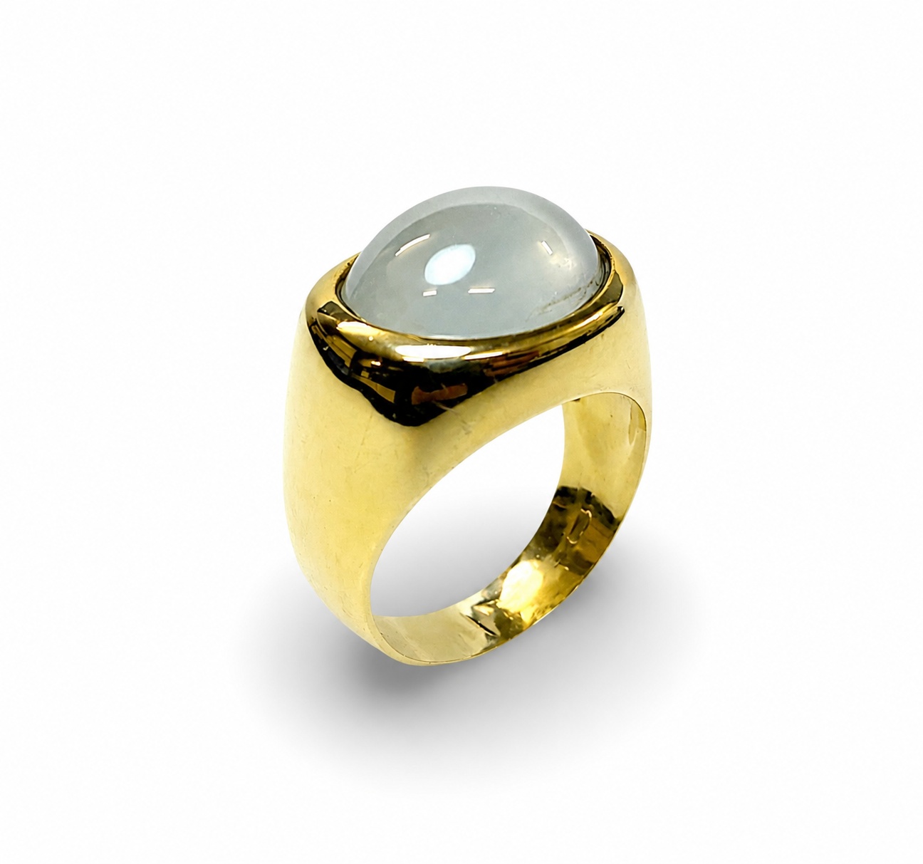 Mondstein Ring - Gold 750 - RW 61 - Privatbesitz
