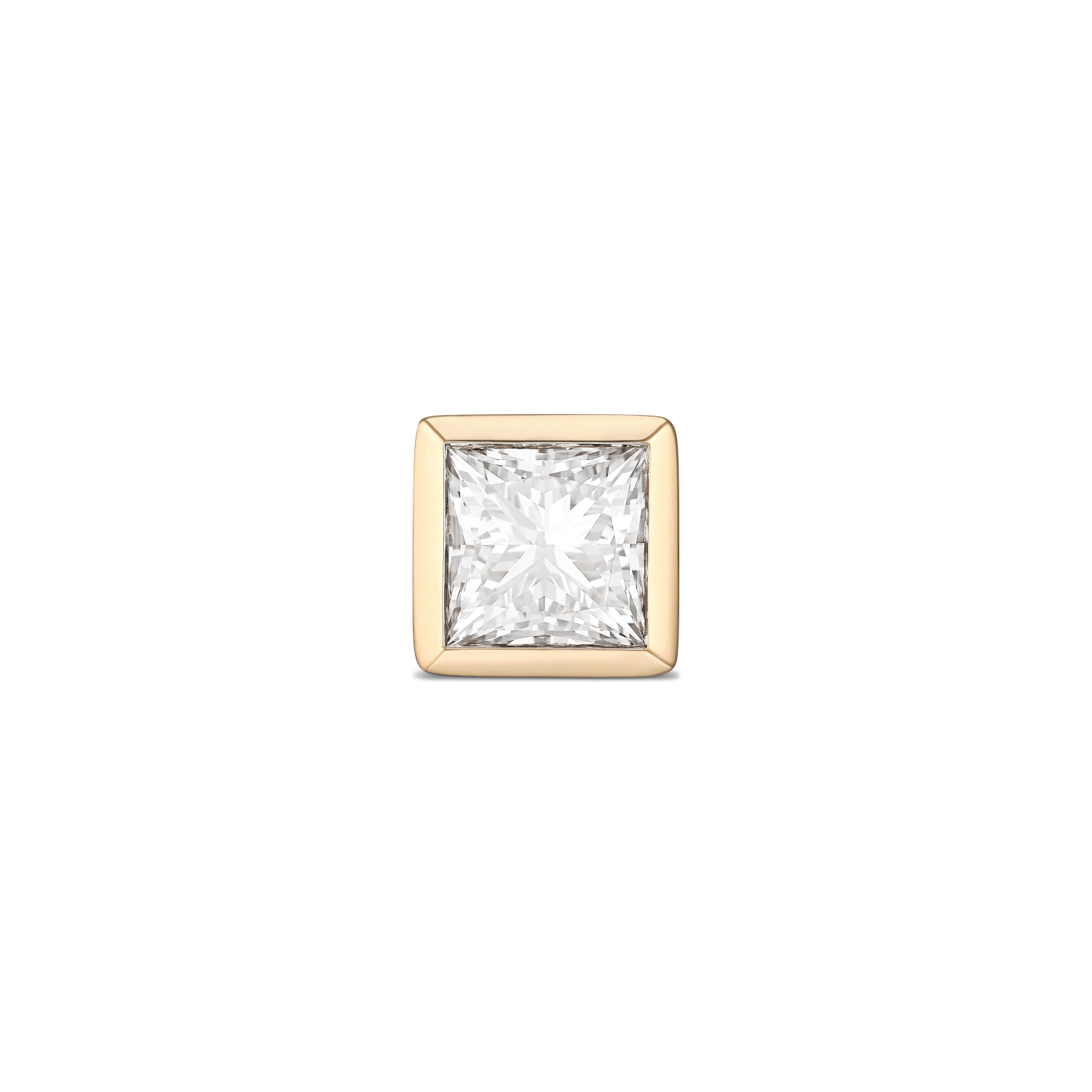 Charlotte TOUCH Kopf TWIST Gelbgold 585/- mit Labgrown Diamant Princess 2,00ct