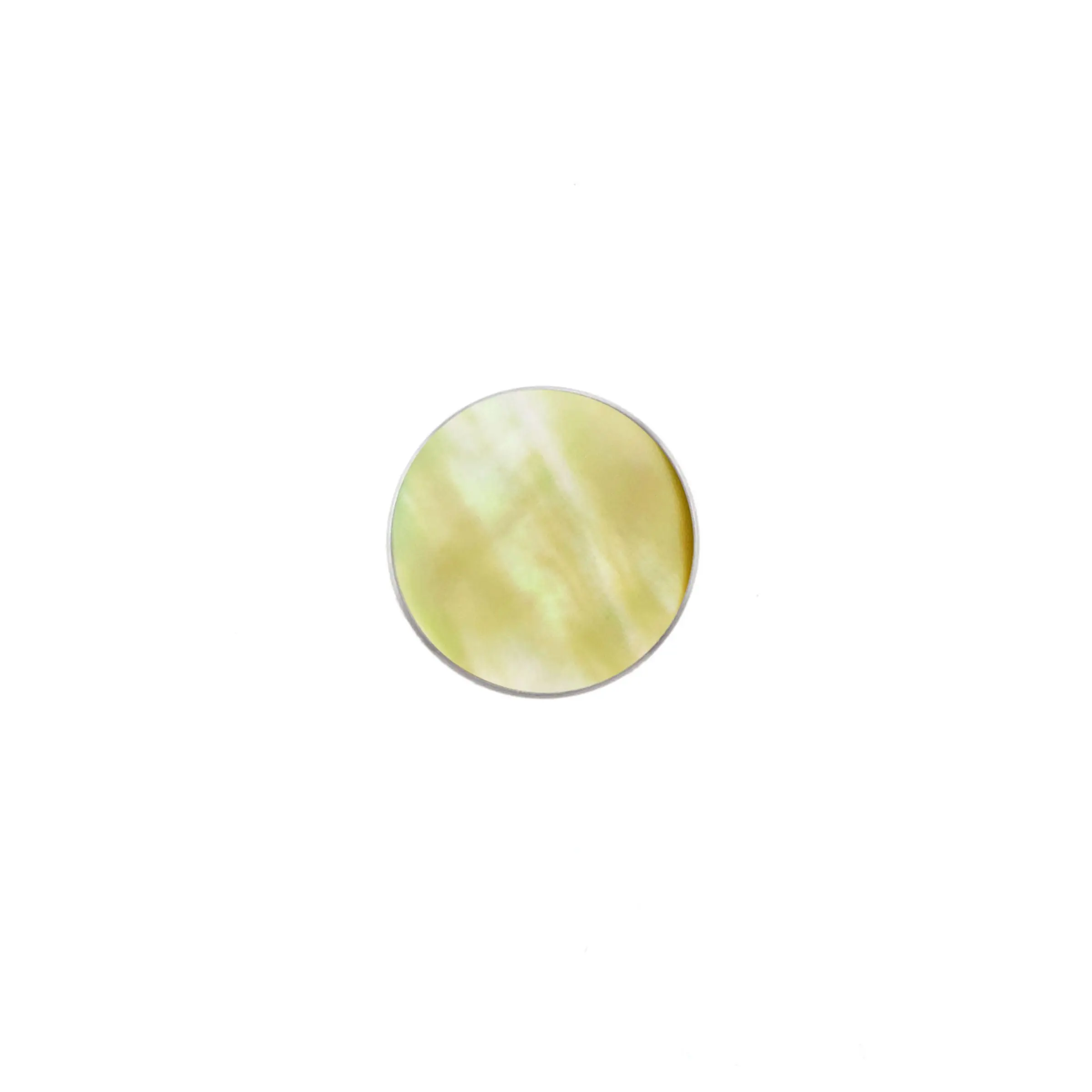 Charlotte Kopf COLOR BUTTON Edelstahl mit Gold Perlmutt