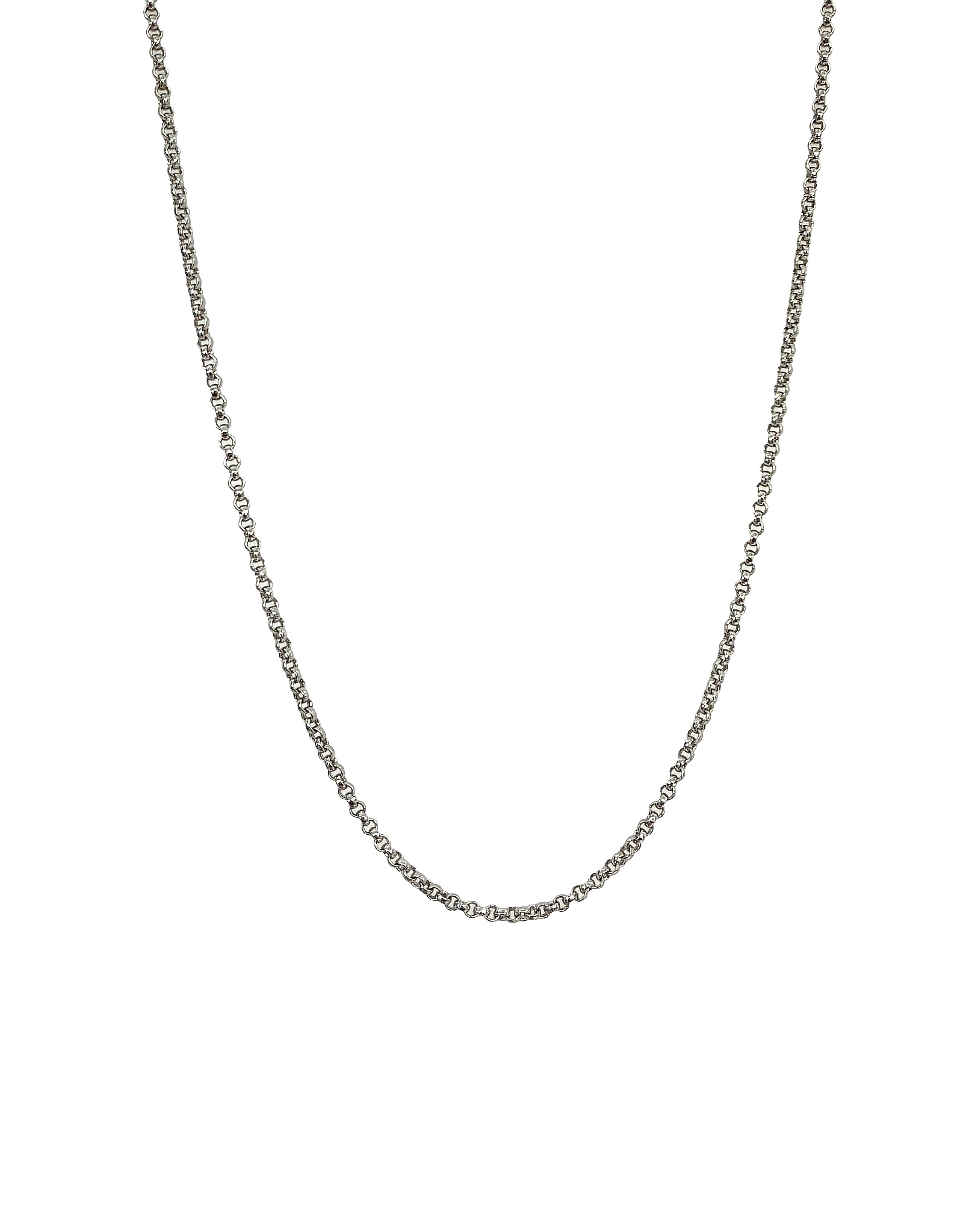 Erbshalskette - Weißgold 585 - Länge ca. 52cm - Privatbesitz