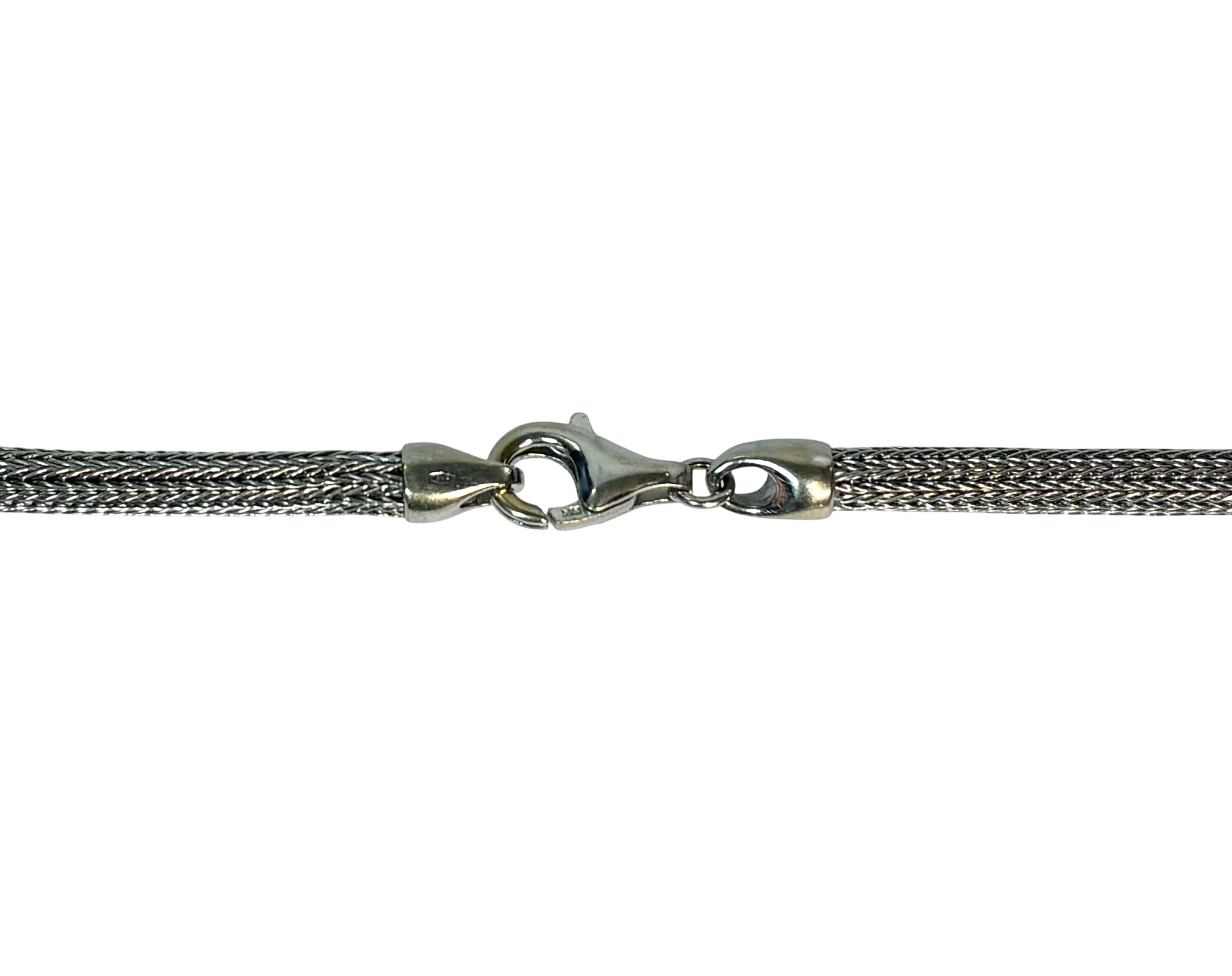 Diamantanhänger an Collier - Weißgold 585 - Länge ca. 42,5cm - Privatbesitz