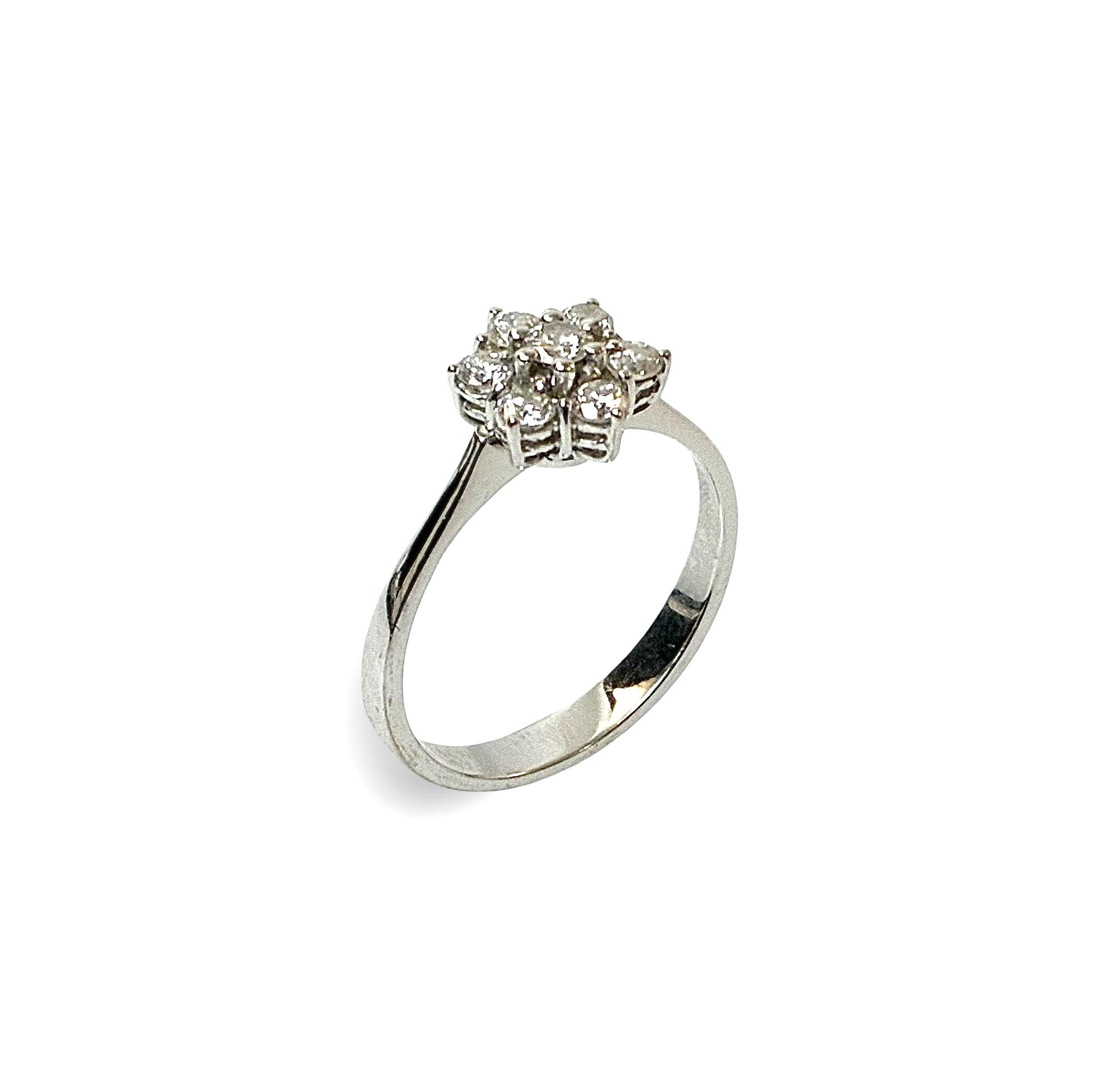 Brillant Ring - Weißgold 750 - RW 55 - Privatbesitz