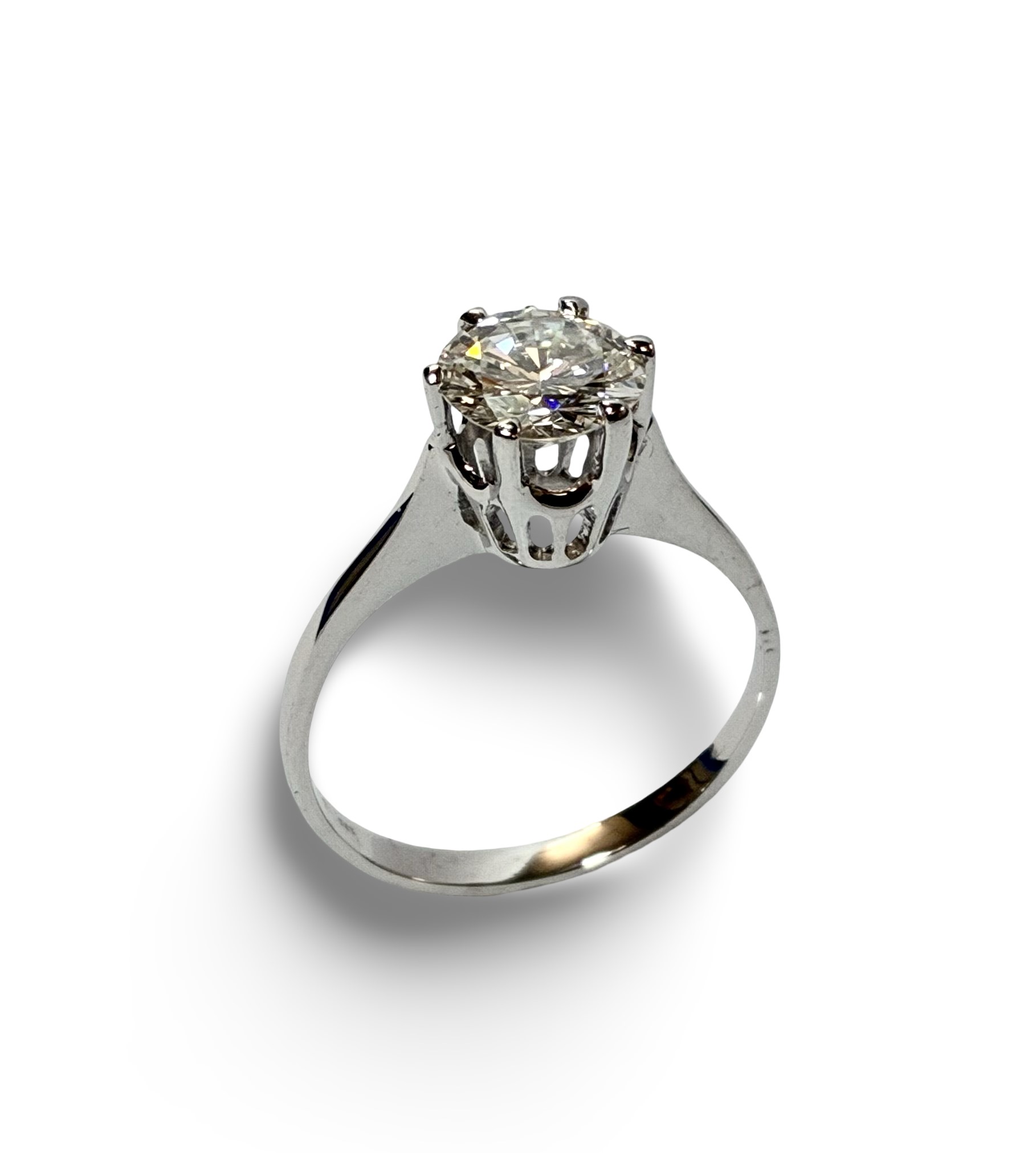 Brillantsolitär Ring - Weißgold 585 - RW 50 - Privatbesitz