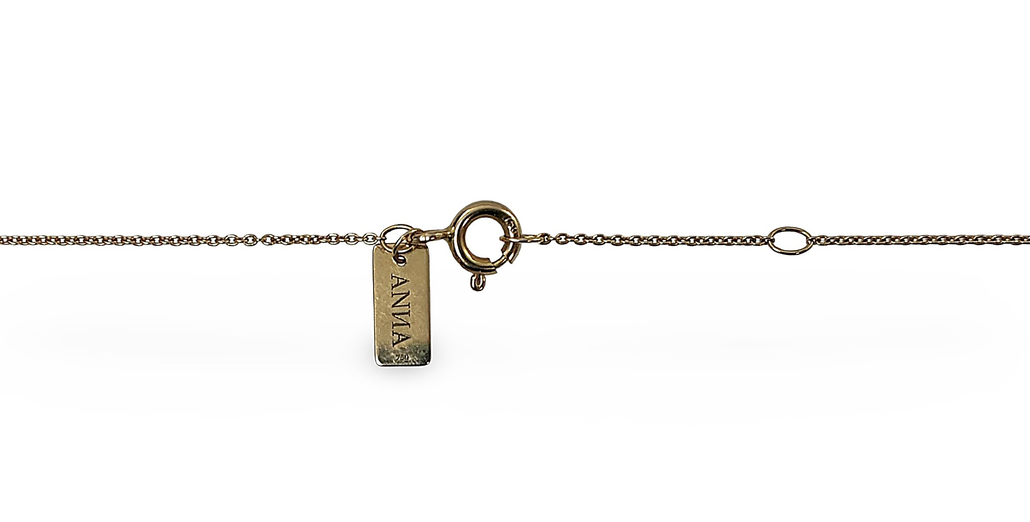 Anna 1 Gram of Love Anhänger an Anker Halskette - Rosegold 750 - Länge ca. 45,5cm - Privatbesitz