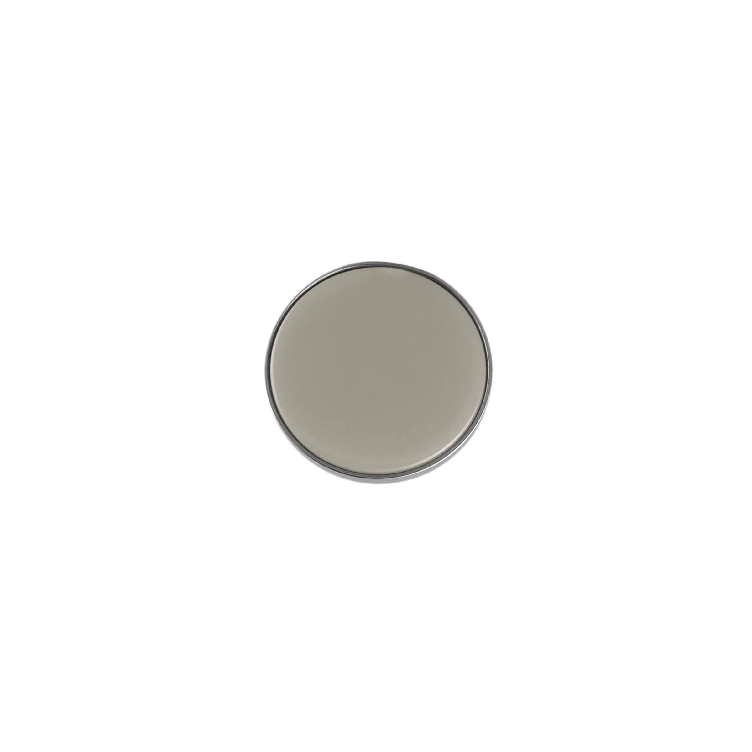 Charlotte Kopf COLOR BUTTON Edelstahl mit rekon. Stein, Farbe Sand