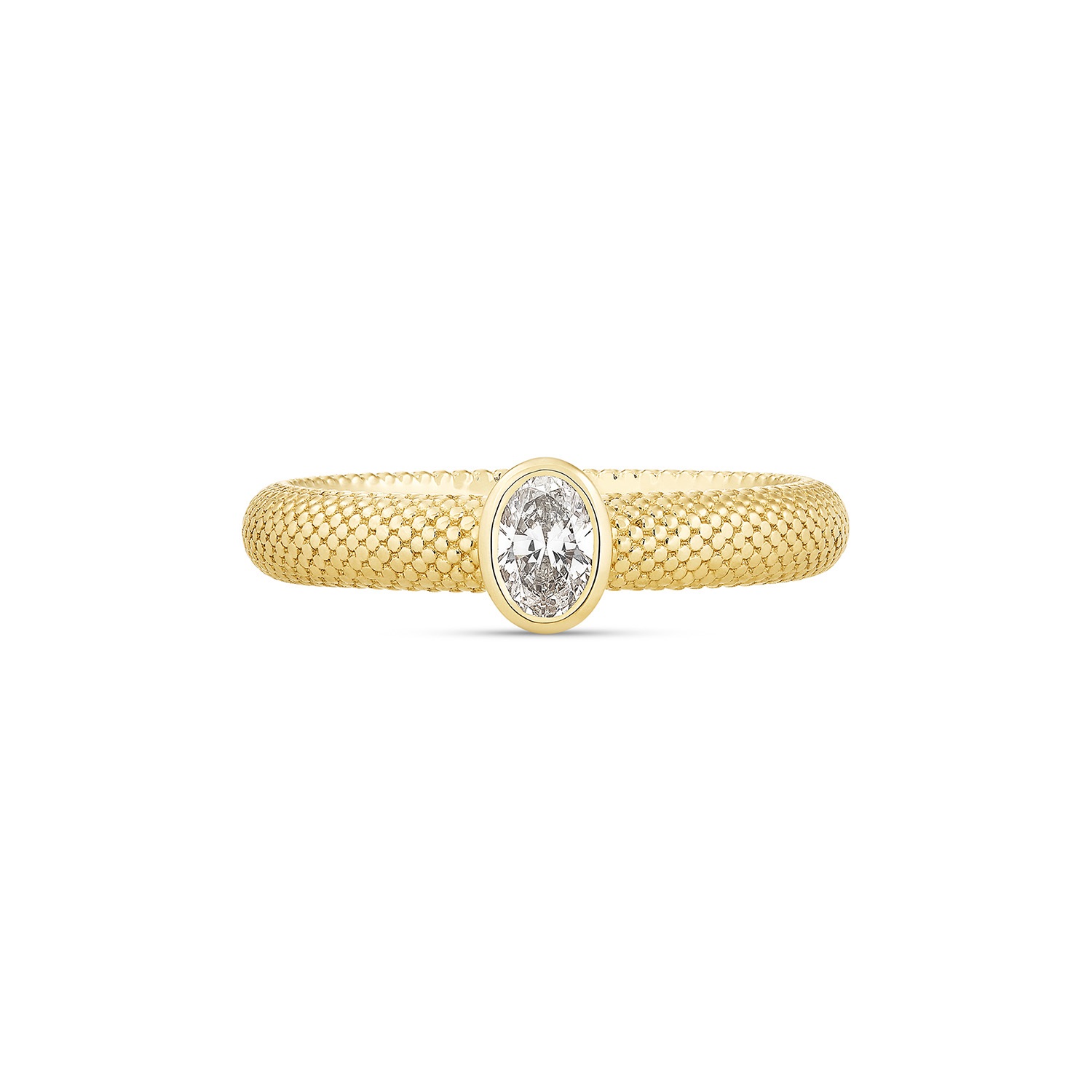Ring AURUM Solitär Gelbgold 585/- mit Brillant oval 0,30ct