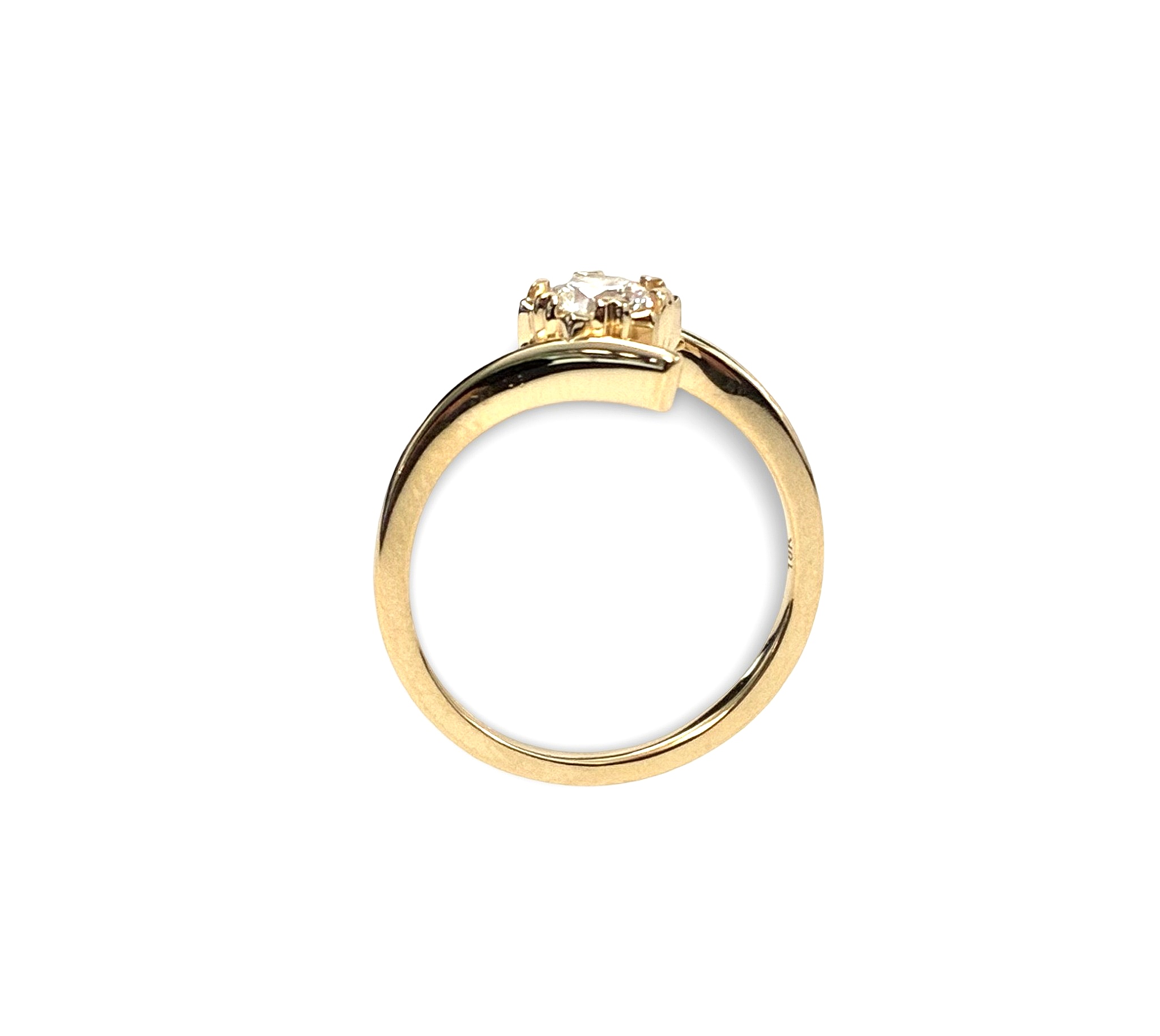 Brillantsolitär Ring - Gold 750 - RW 56 - Privatbesitz
