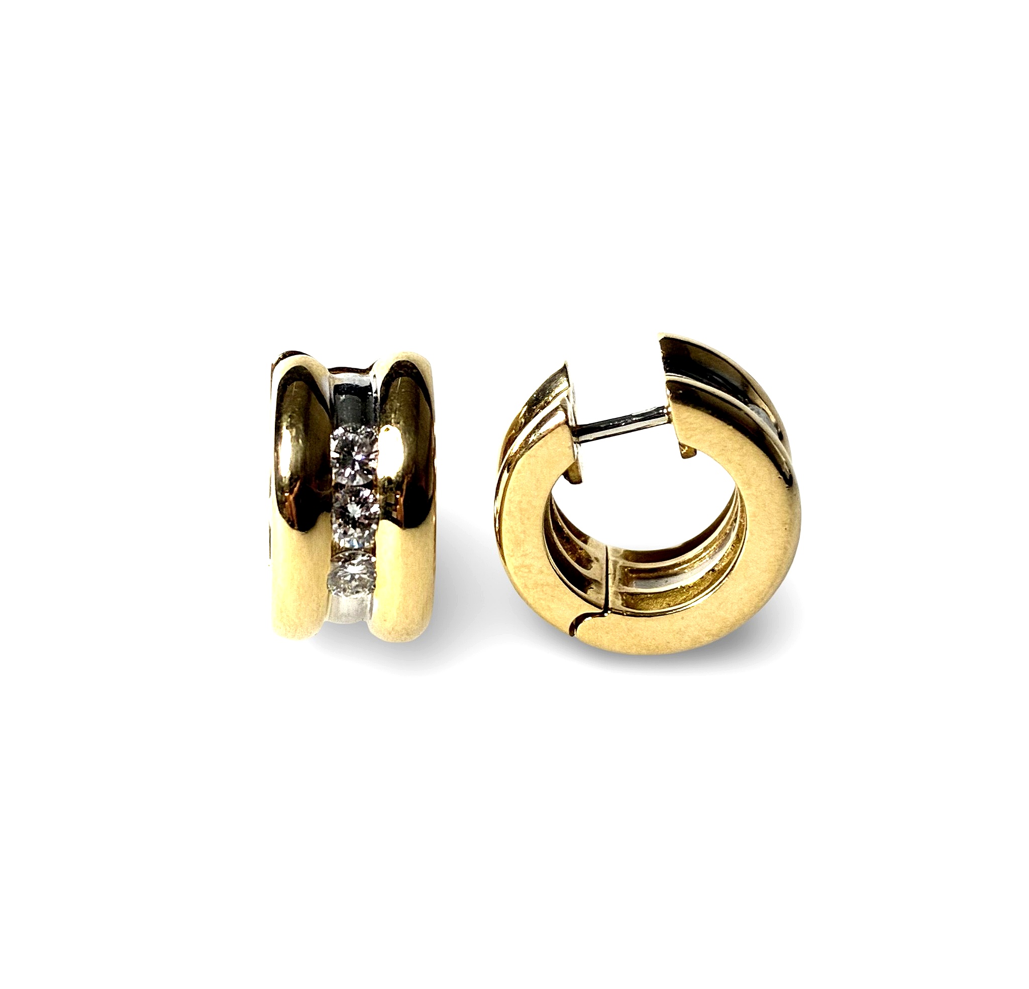 Klappcreolen - Gold 750 bicolor - Privatbesitz