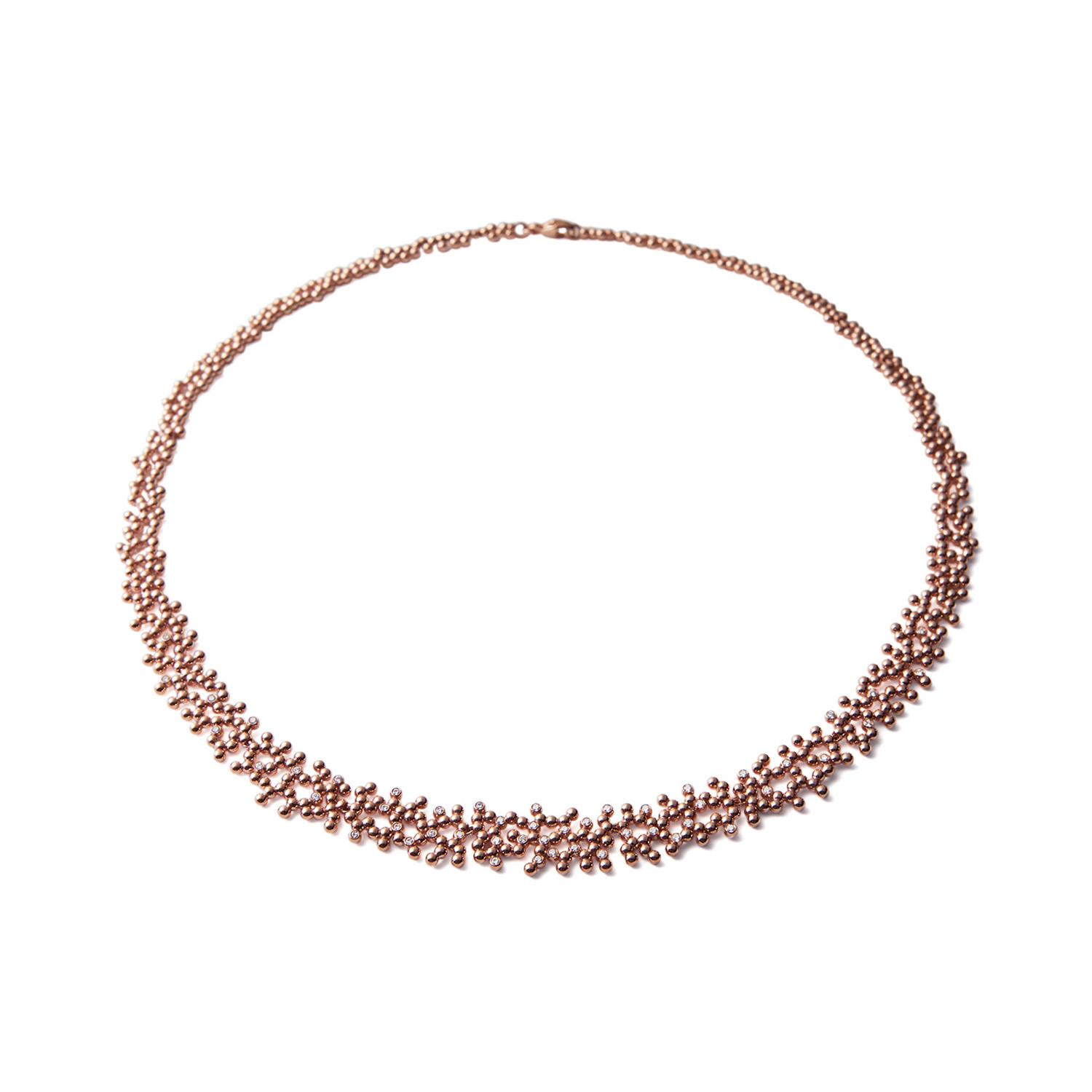 Collier AURELIA Rotgold 585/- mit Brillanten
