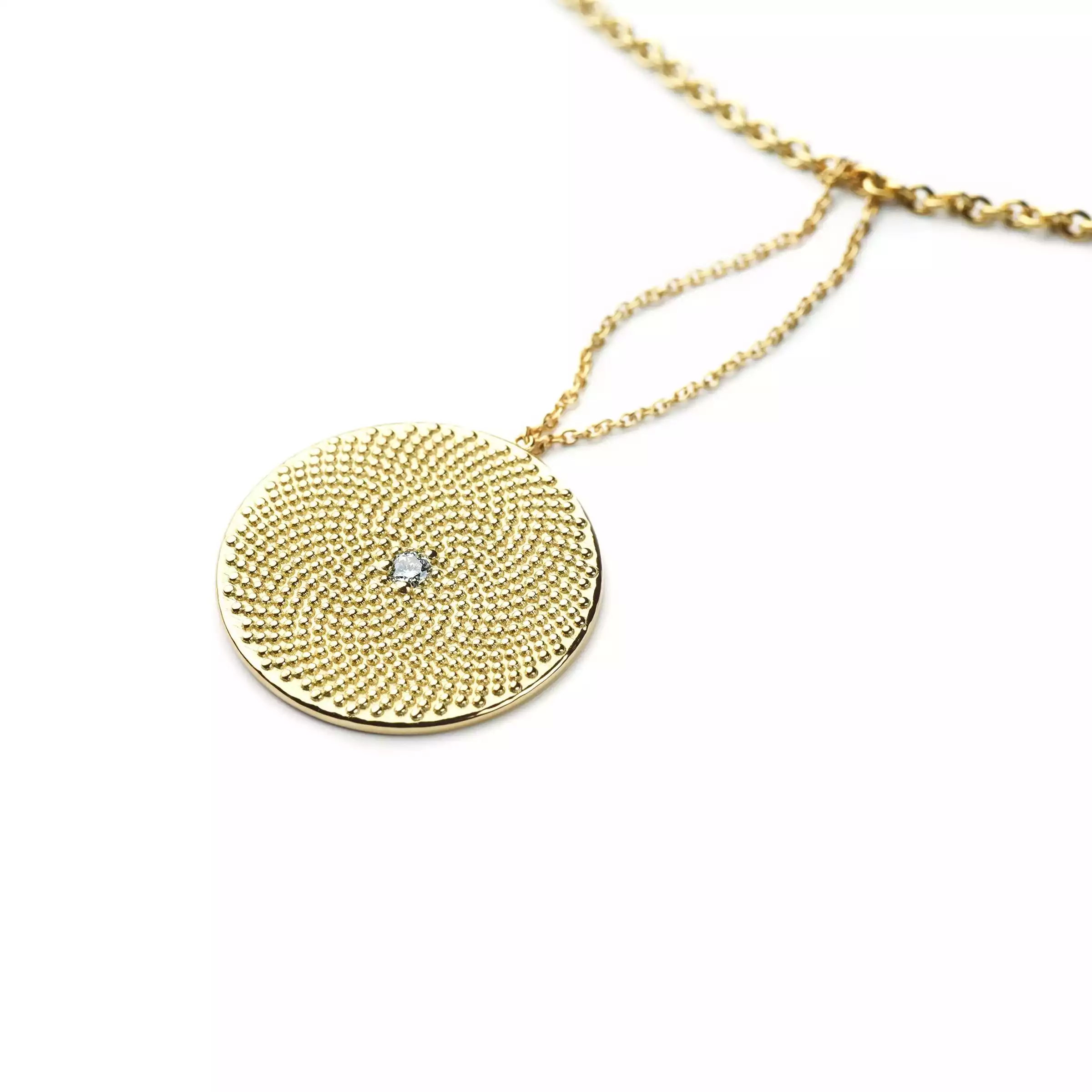 Anhänger FIBONACCI Gelbgold 750/- mit Brillant