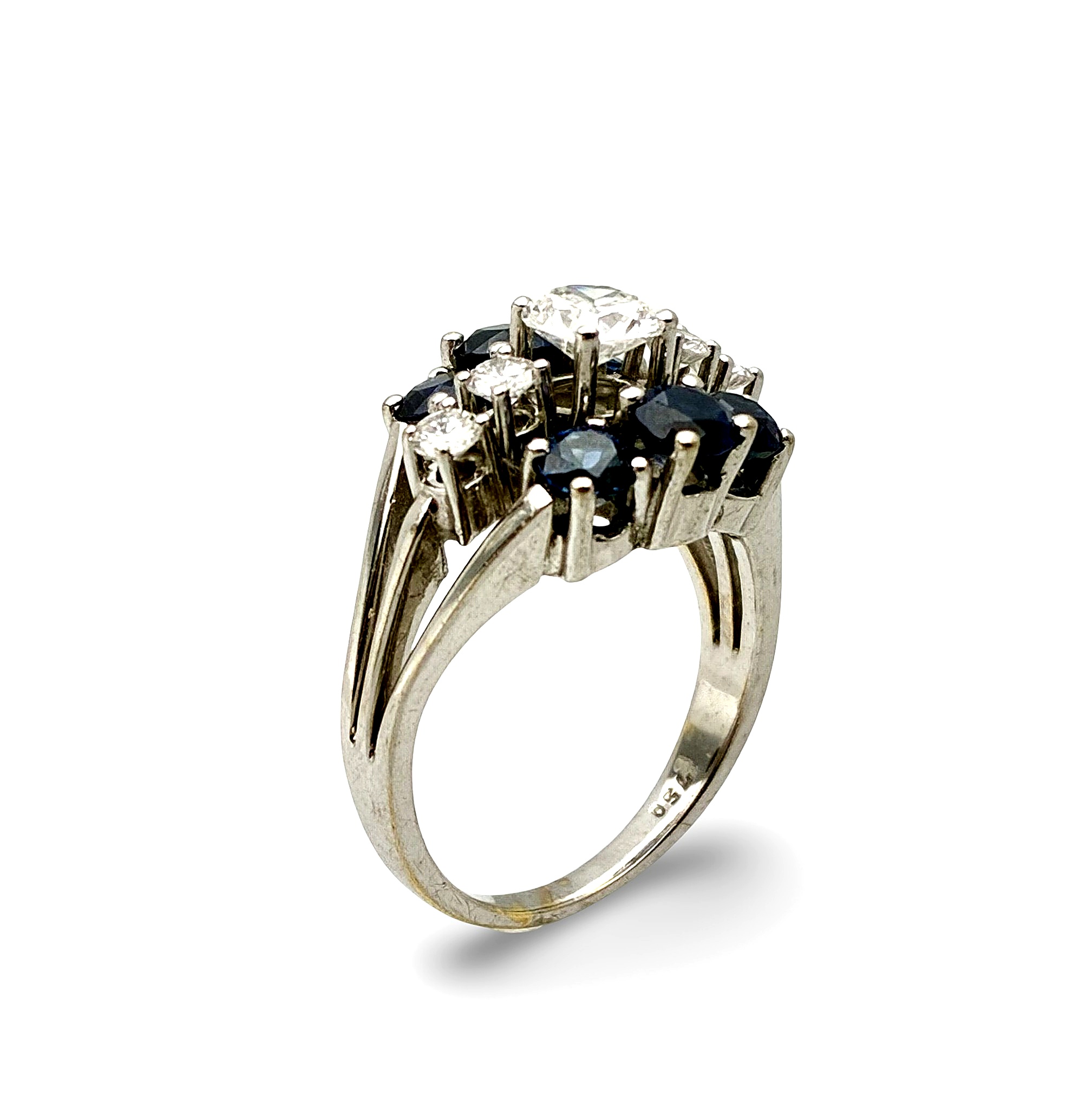 Brillant Saphir Ring - Gold 750 - RW 53 - Privatbesitz