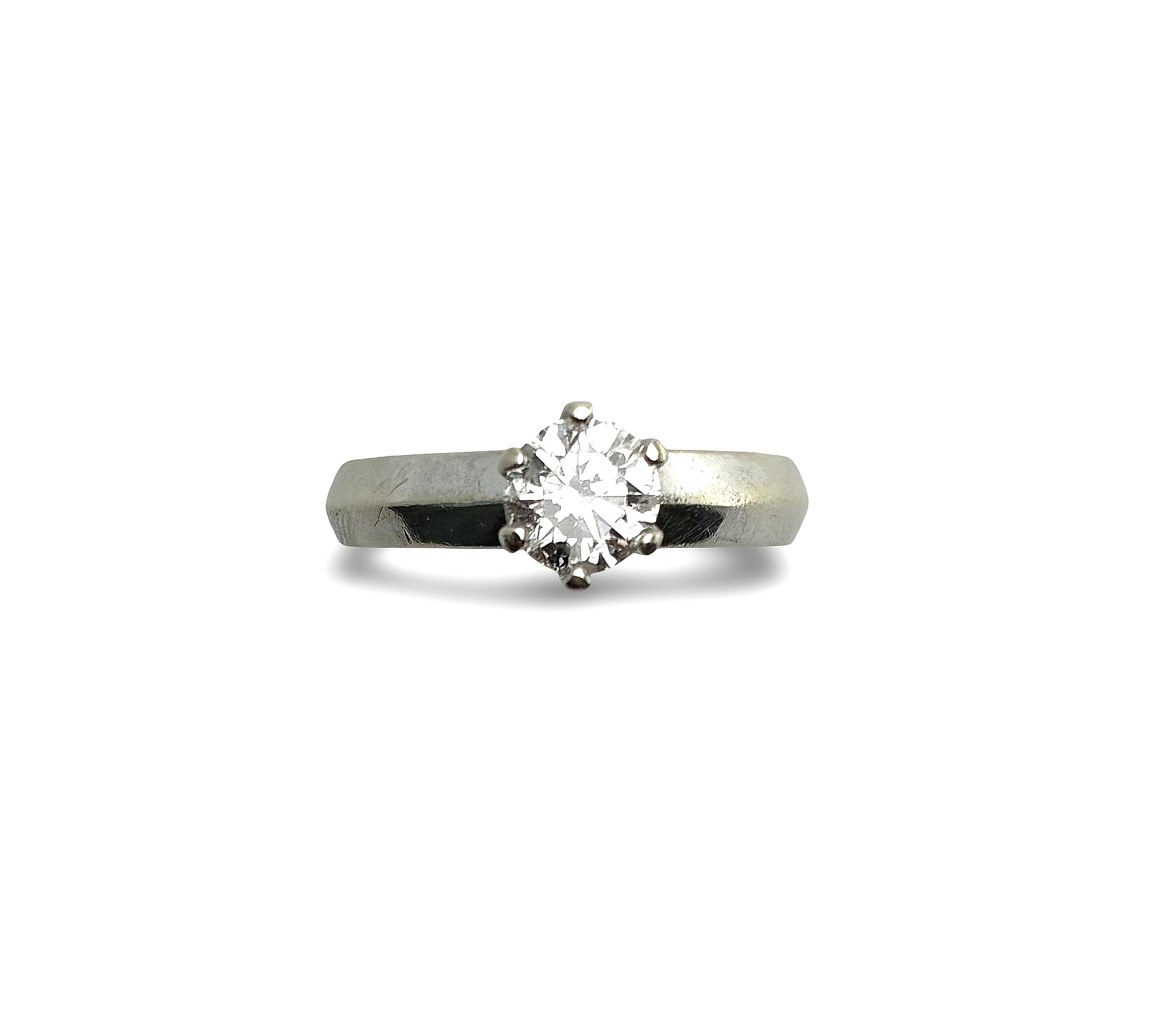 Brillantsolitär Ring - Weißgold 585 - RW 52 - Privatbesitz