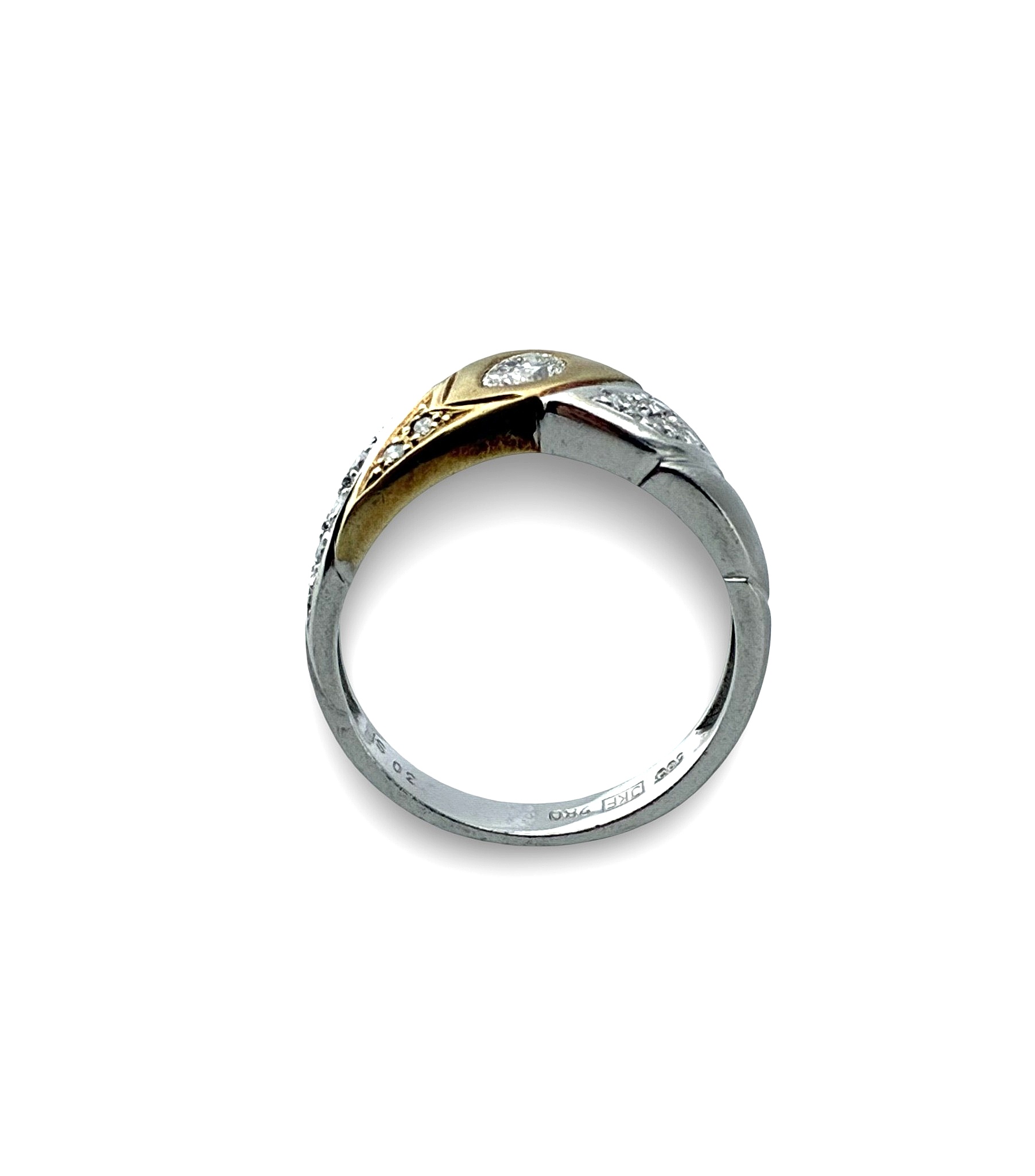 Diamant Brillant Ring - Gold 585 - RW 55 - Privatbesitz