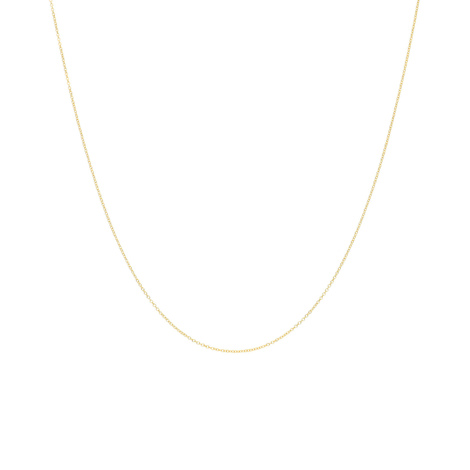 Ankerkette 0,8mm Gelbgold 585/-