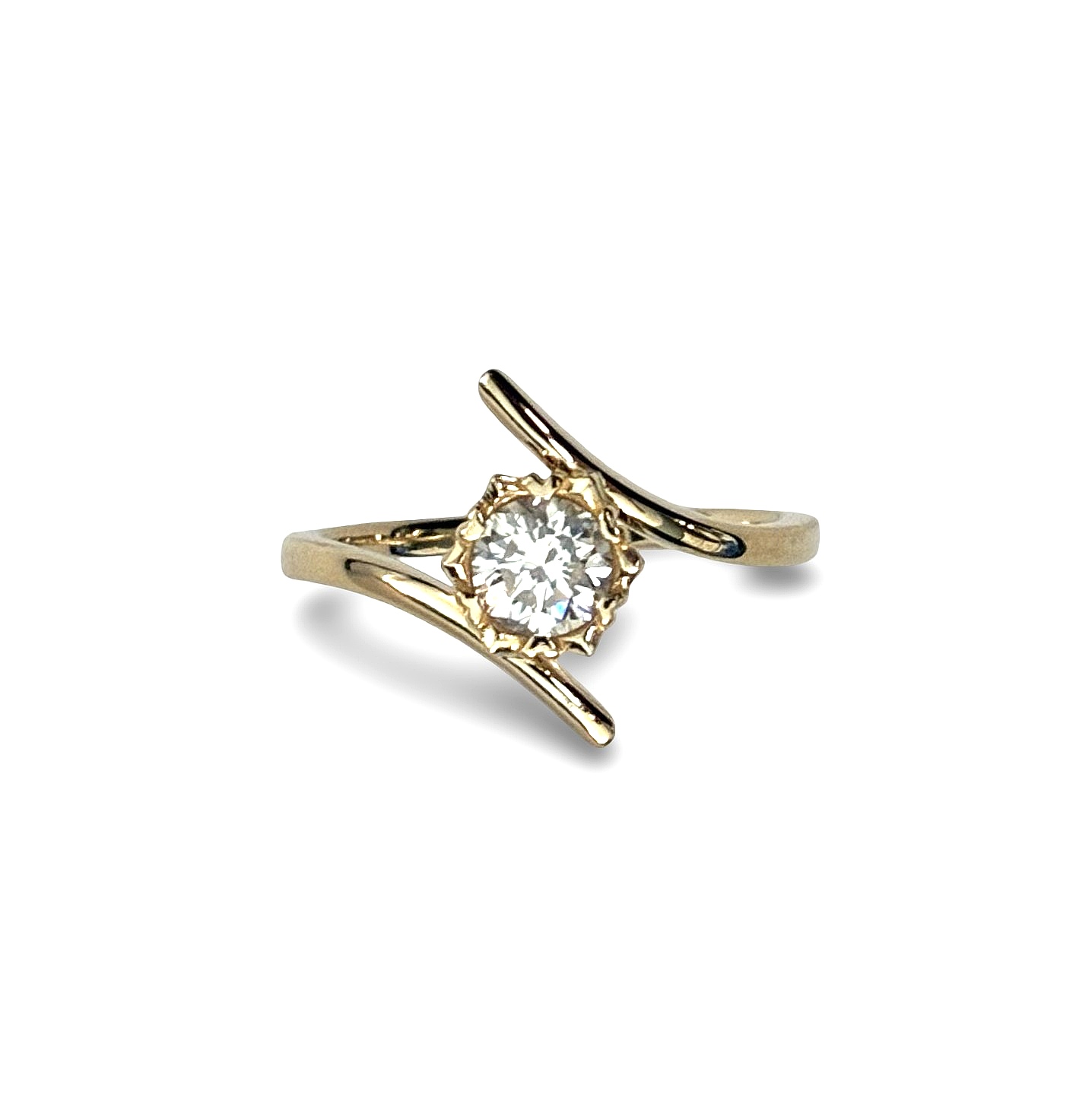 Brillantsolitär Ring - Gold 750 - RW 56 - Privatbesitz