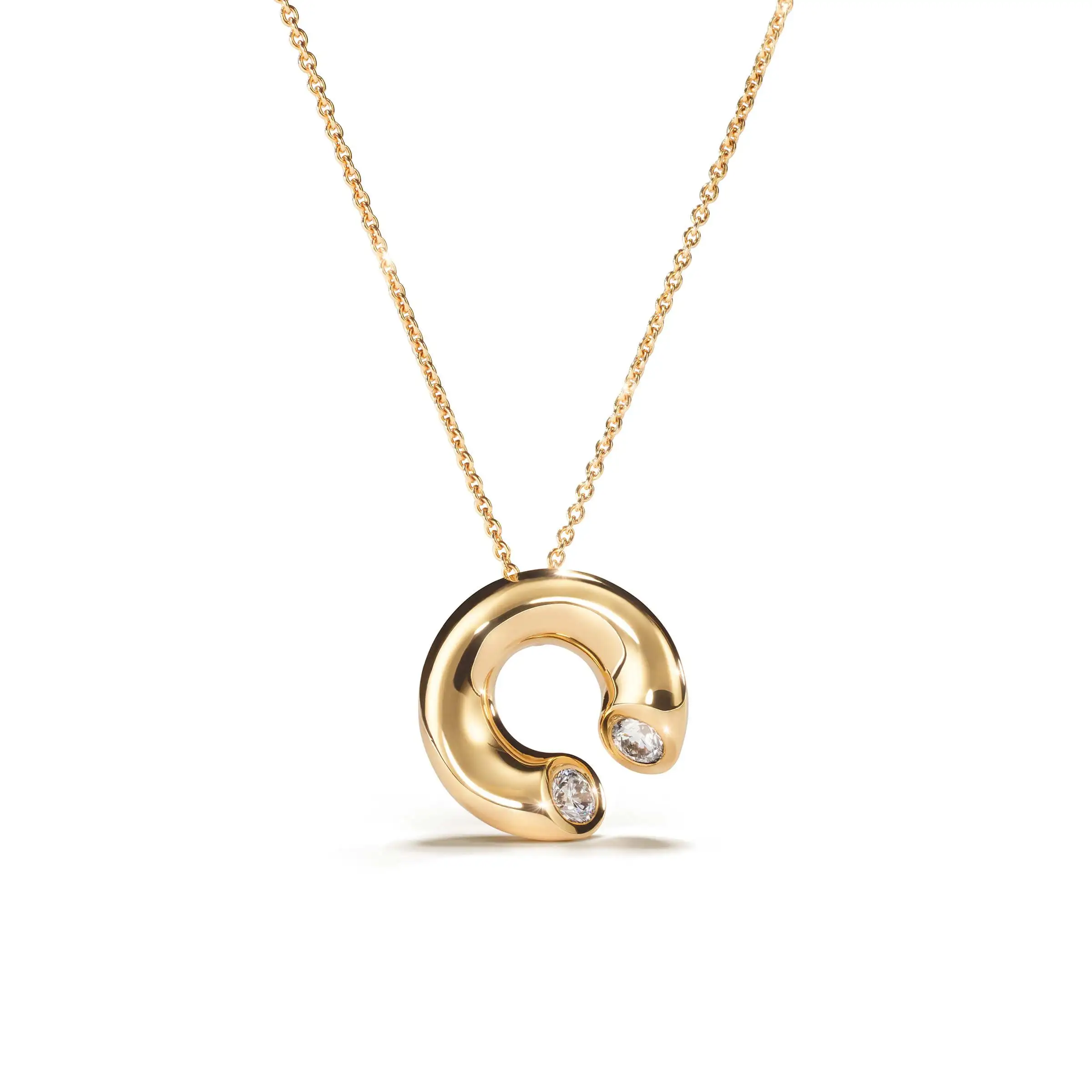 Anhänger DIALOG Gelbgold 585/- mit Brillanten zus. 0,20ct.