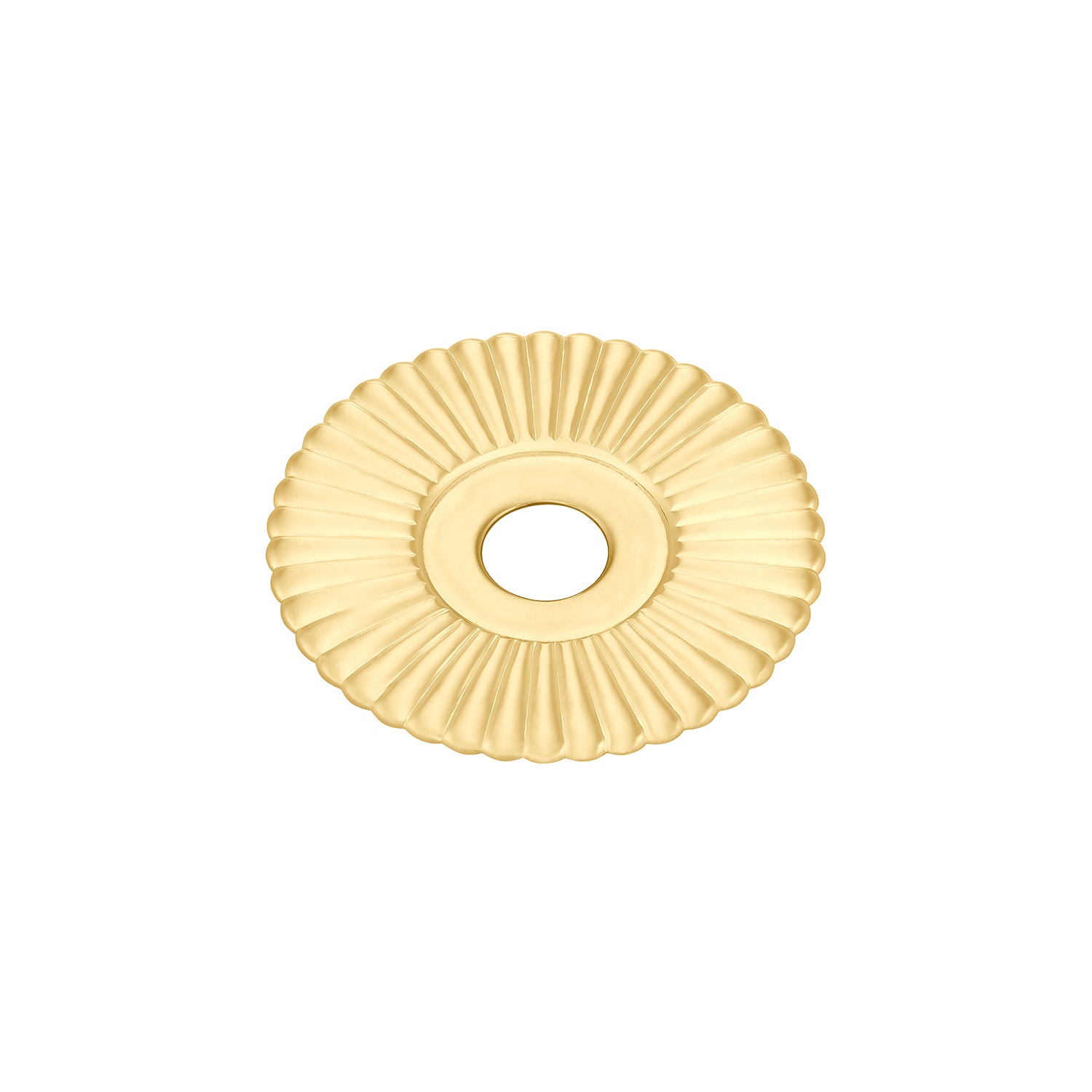 Charlotte Scheibe SUN ø32mm Sterlingsilber Gelbgold 585/- vergoldet